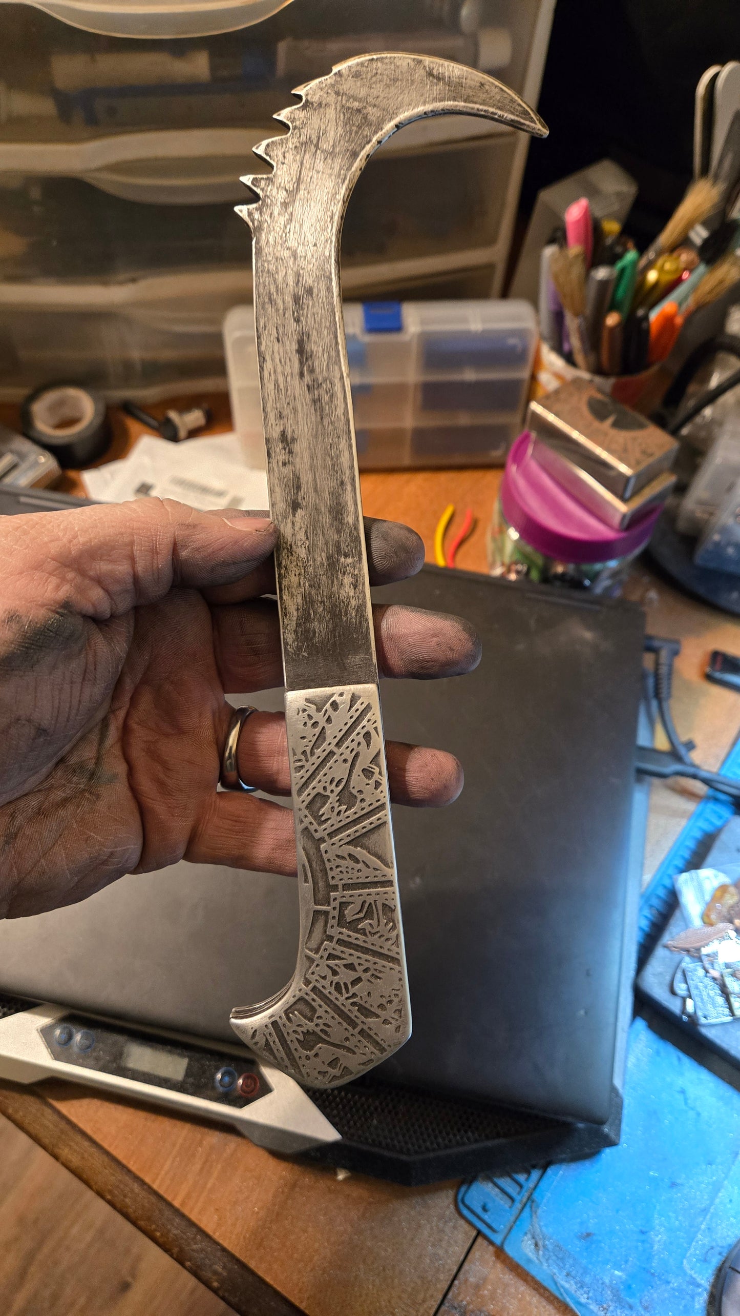 Custom Hellraiser Pinhead Hooked Blade