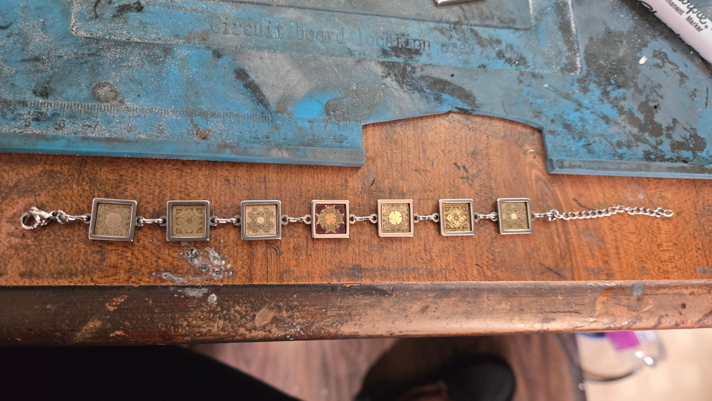 Custom Lament Configuration Panel Bracelet "All box panels"