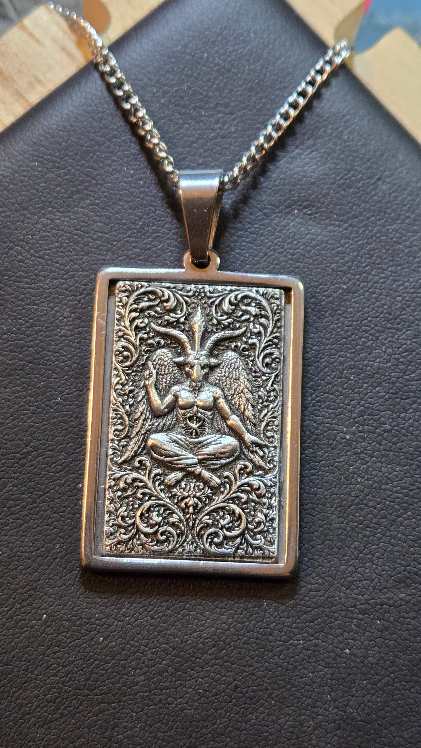Custom Baphomet Pendant in 316 Surgical Steel