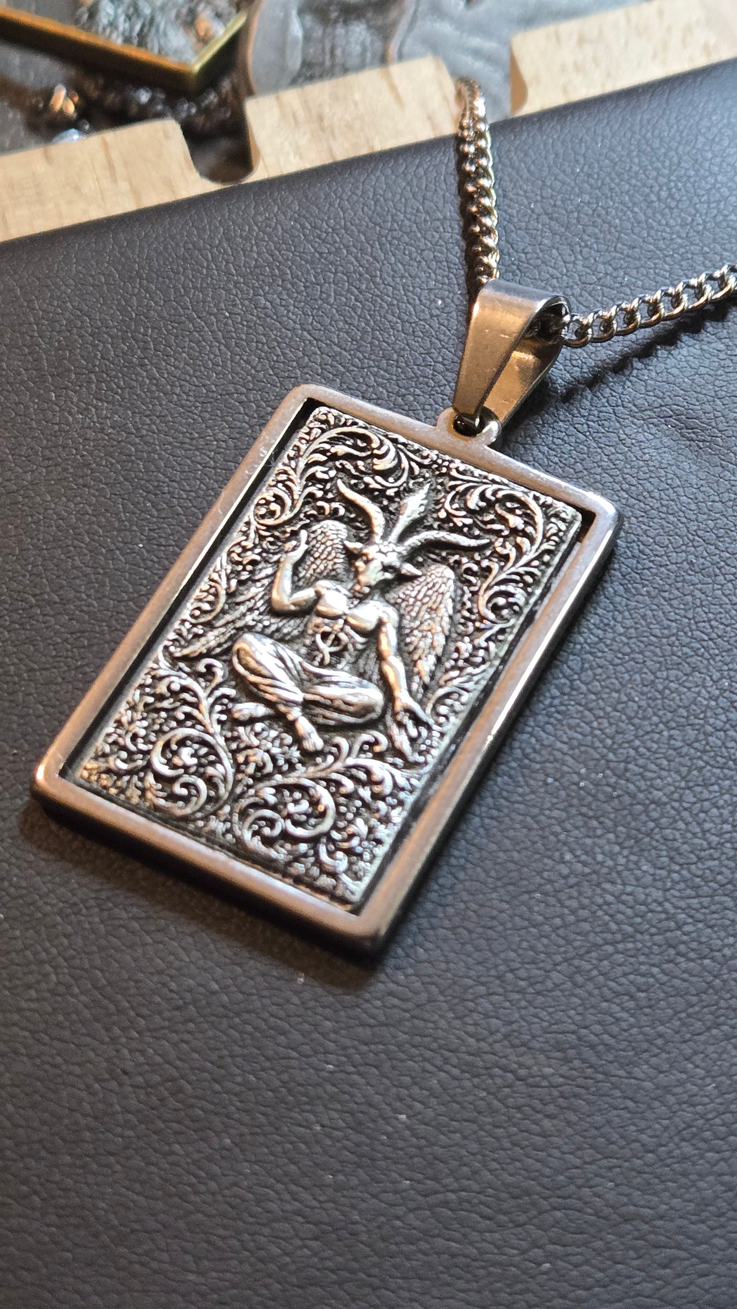 Custom Baphomet Pendant in 316 Surgical Steel