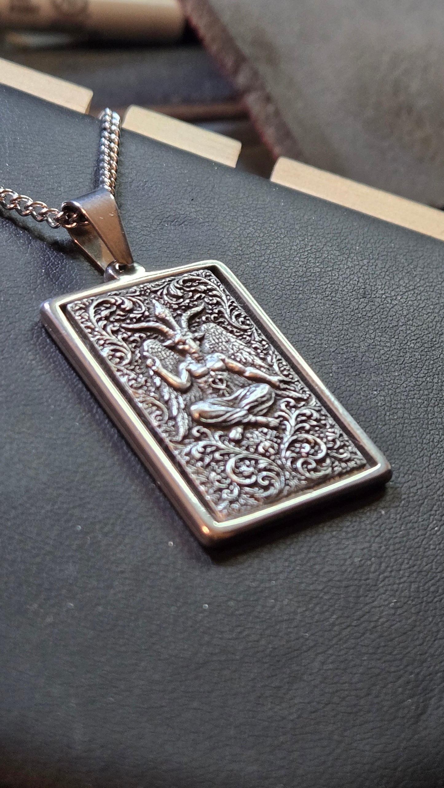 Custom Baphomet Pendant in 316 Surgical Steel