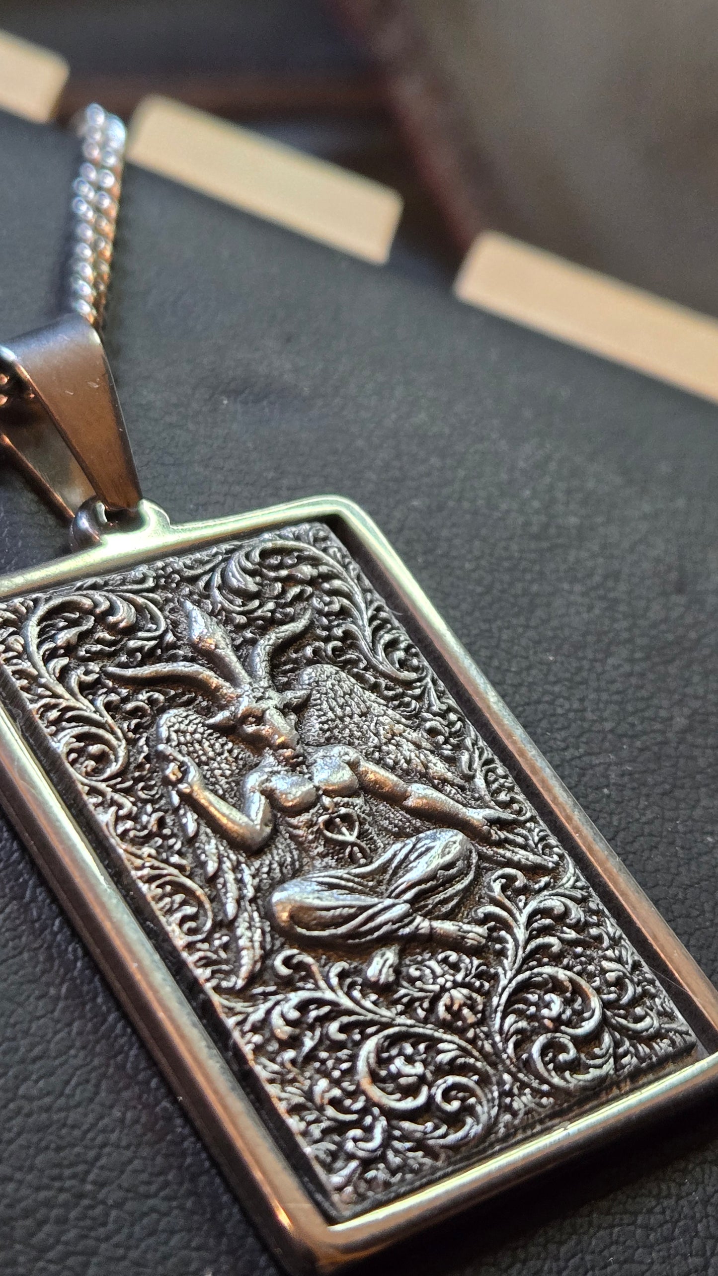 Custom Baphomet Pendant in 316 Surgical Steel