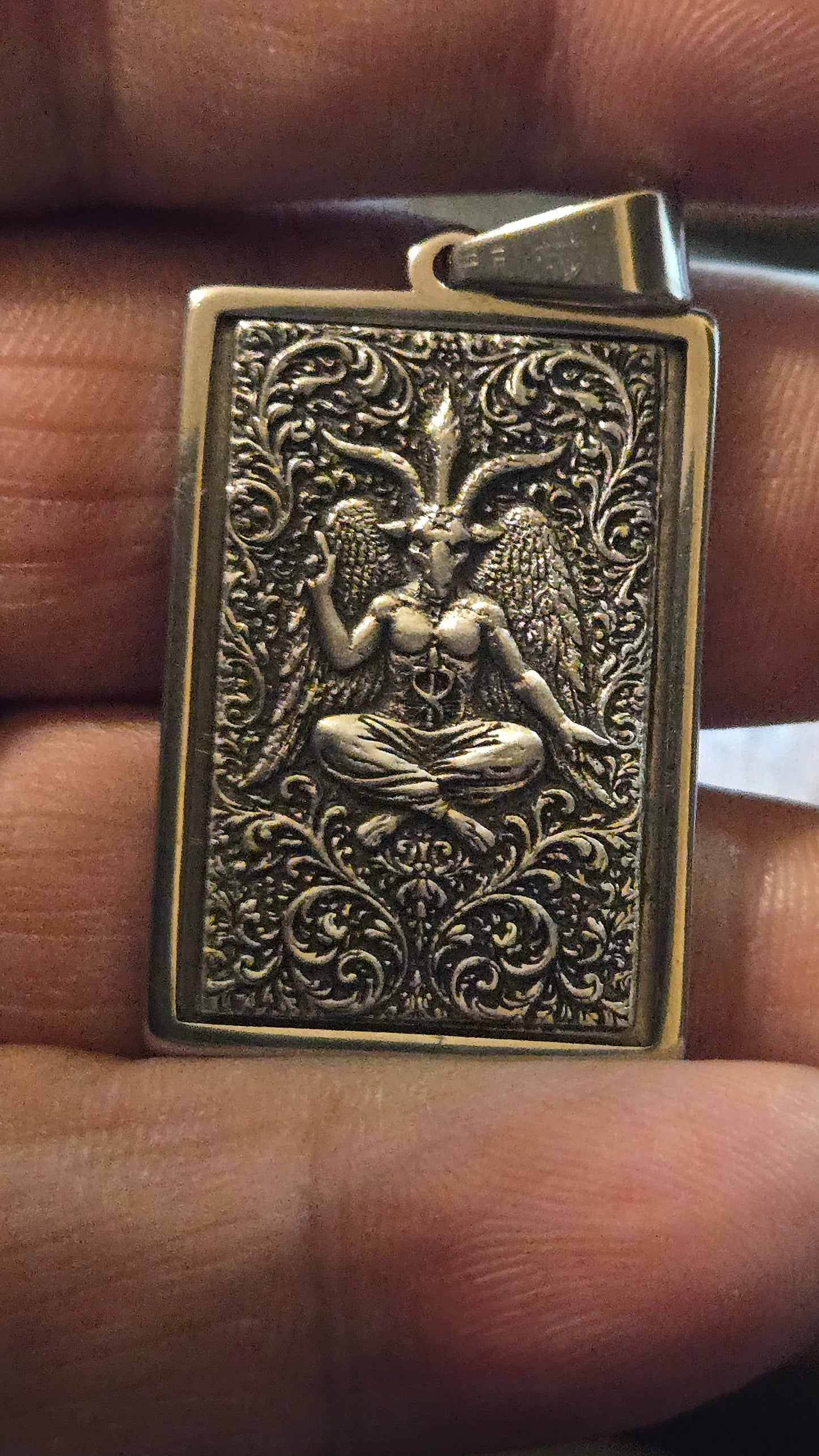 Custom Baphomet Pendant in 316 Surgical Steel