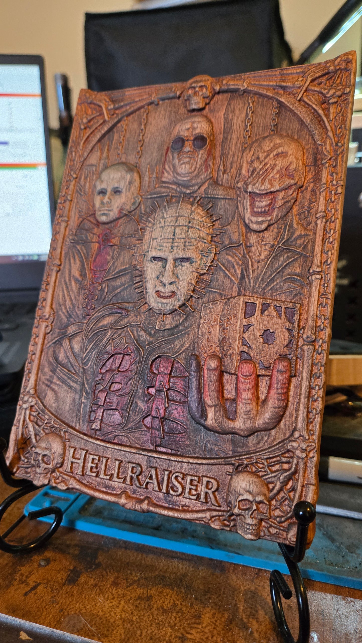 Hellraiser Cenobites Bas Relief – Hand Finished