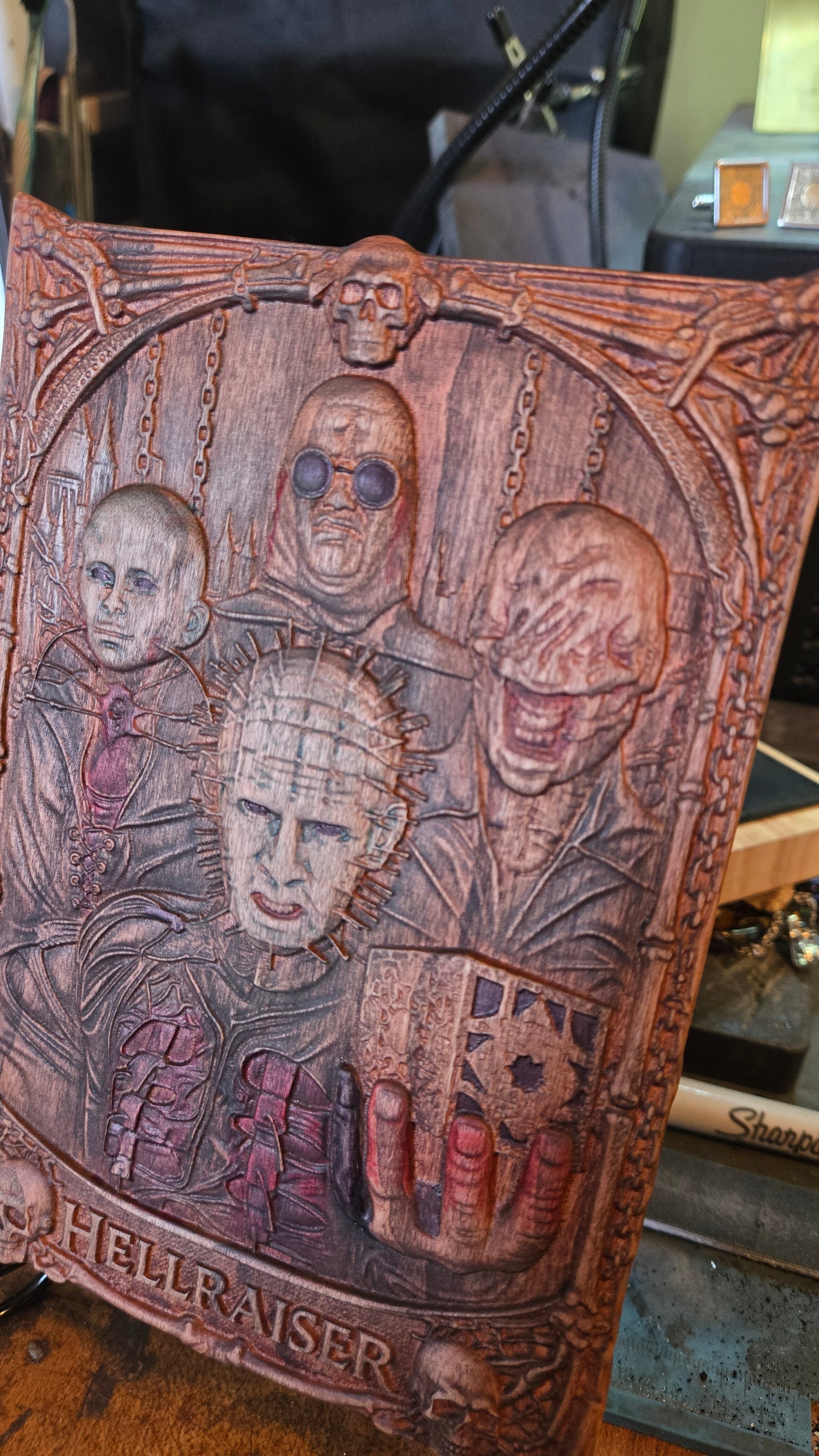 Hellraiser Cenobites Bas Relief – Hand Finished