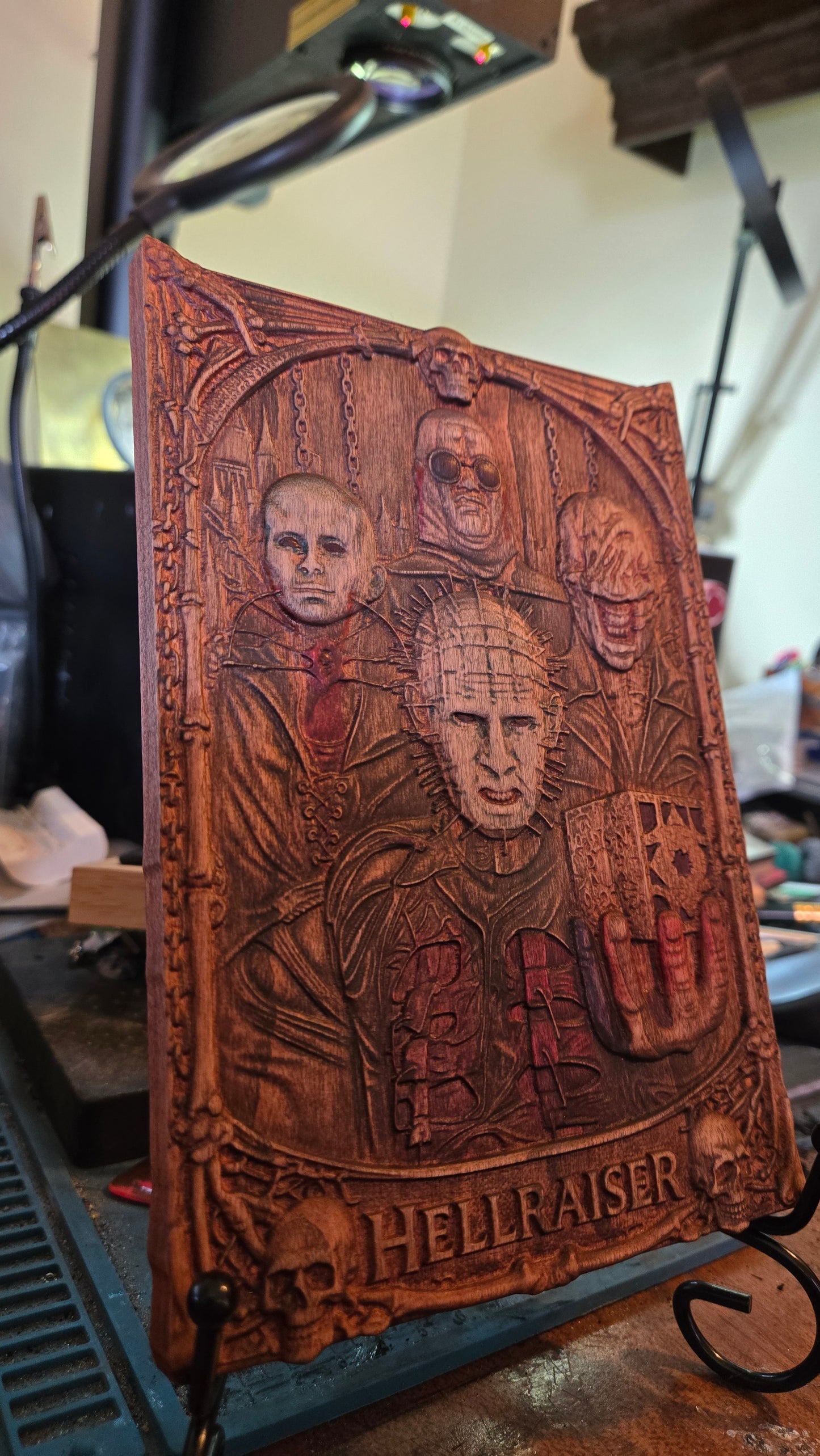 Hellraiser Cenobites Bas Relief – Hand Finished