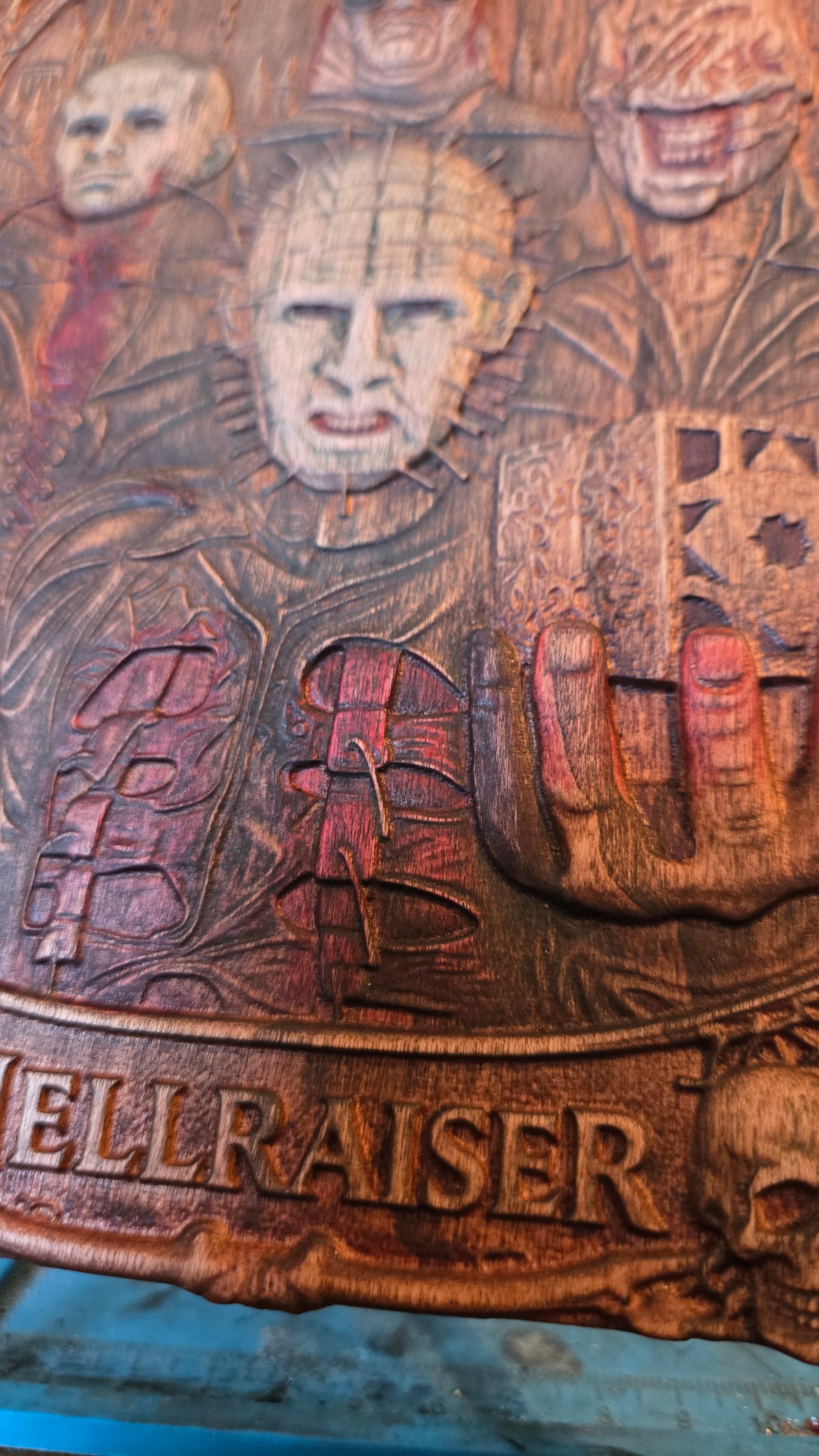 Hellraiser Cenobites Bas Relief – Hand Finished