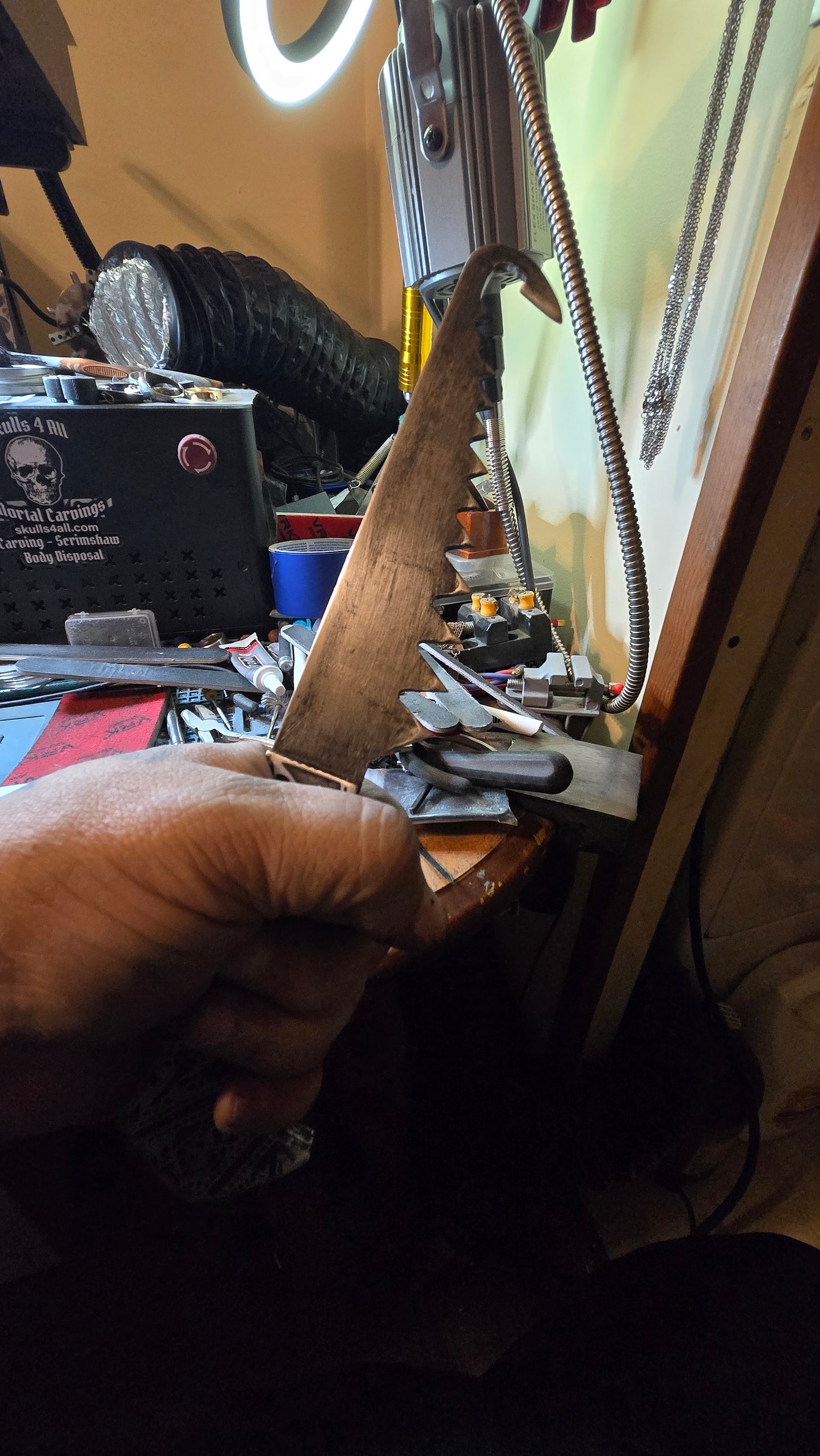 Female Cenobite Hooked Saw Blade