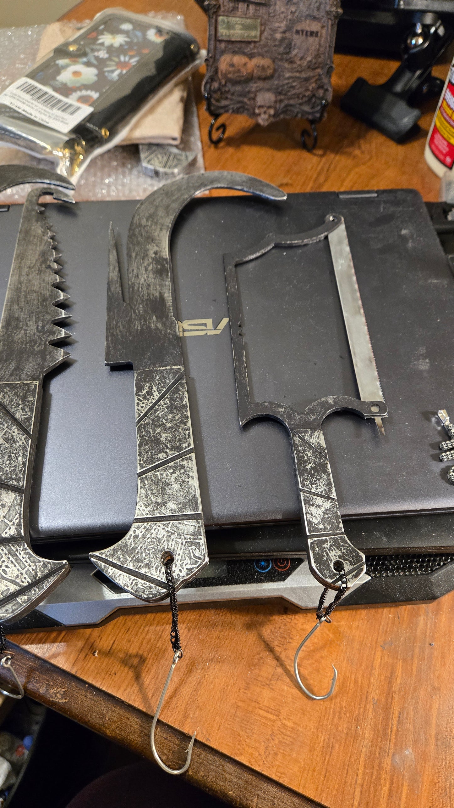 Hellraiser Cenobite Weapon Set – Handmade Movie Inspired – Limited Custom Set