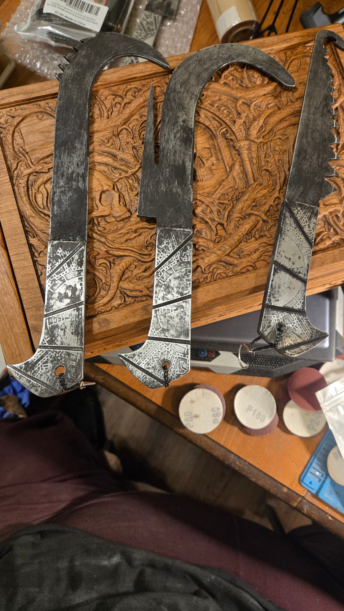 Hellraiser Cenobite Weapon Set – Handmade Movie Inspired – Limited Custom Set