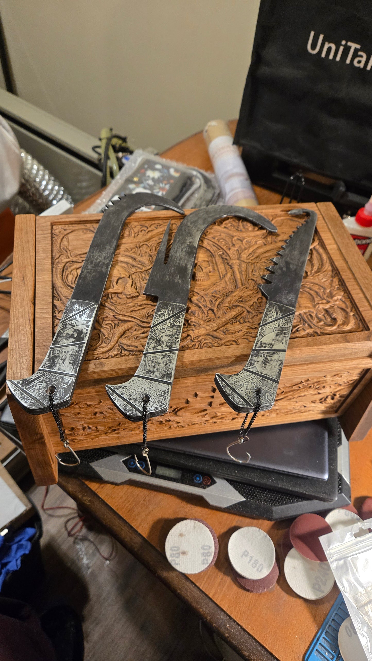 Hellraiser Cenobite Weapon Set – Handmade Movie Inspired – Limited Custom Set