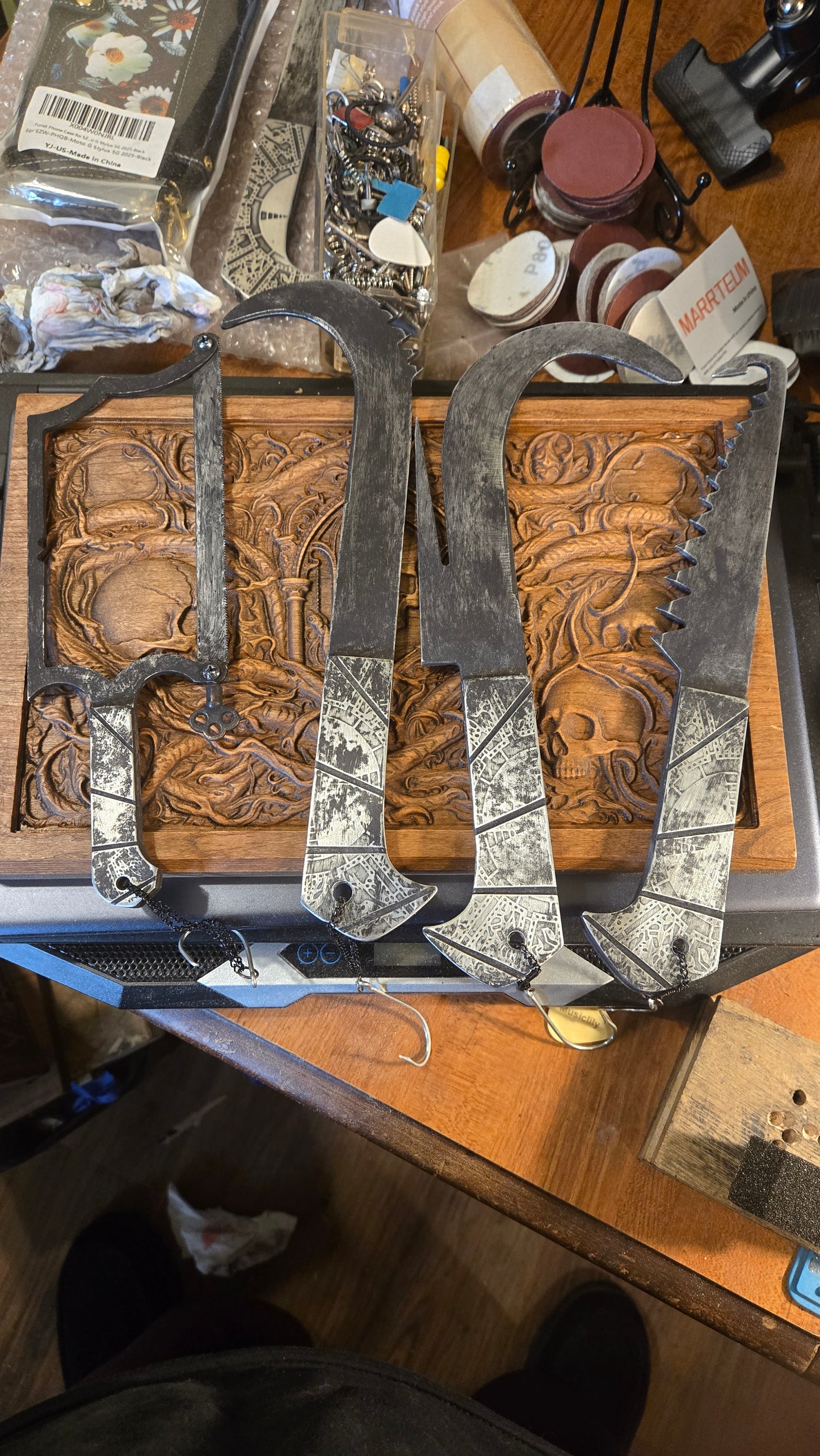 Hellraiser Cenobite Weapon Set – Handmade Movie Inspired – Limited Custom Set