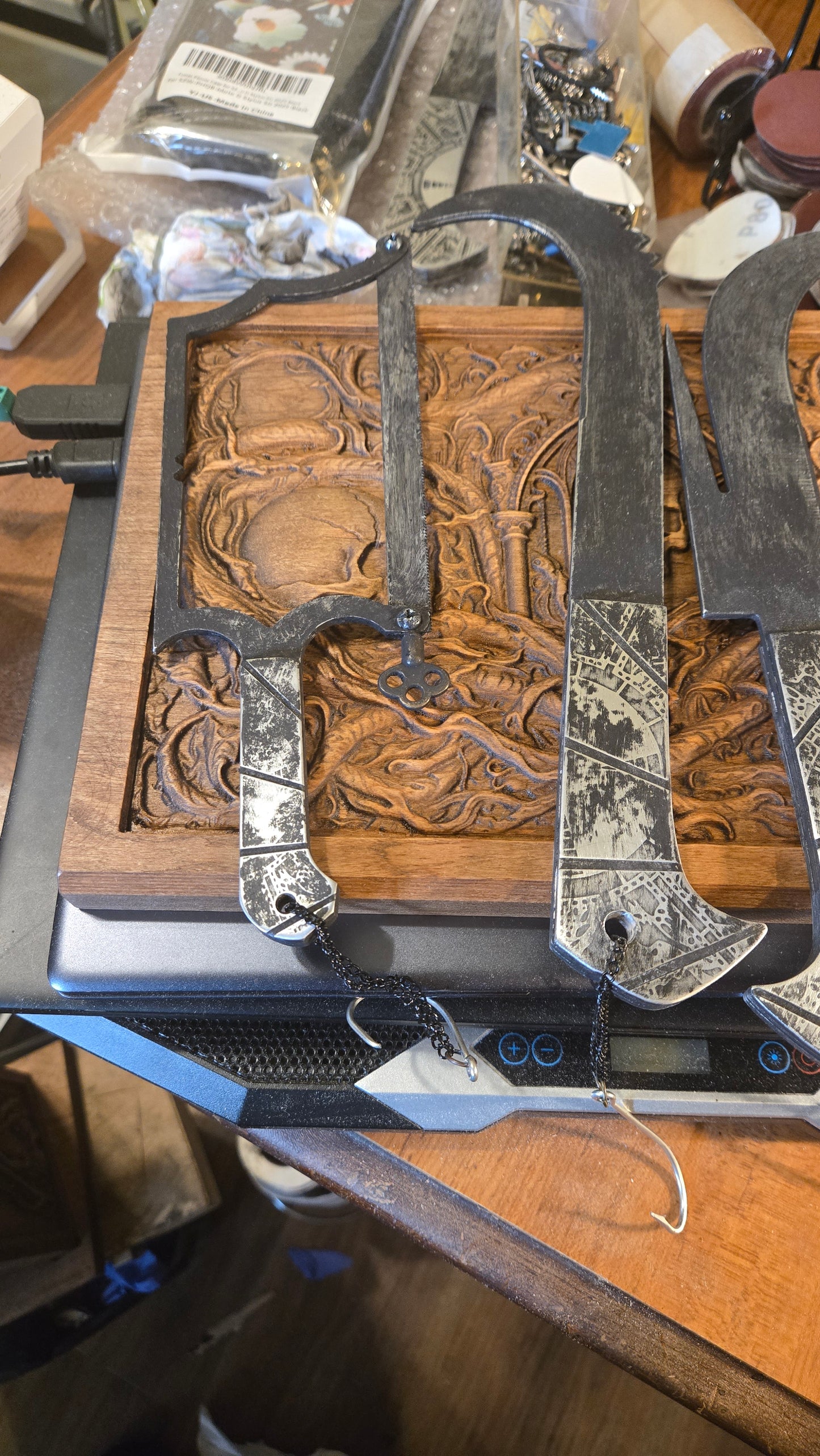 Hellraiser Cenobite Weapon Set – Handmade Movie Inspired – Limited Custom Set