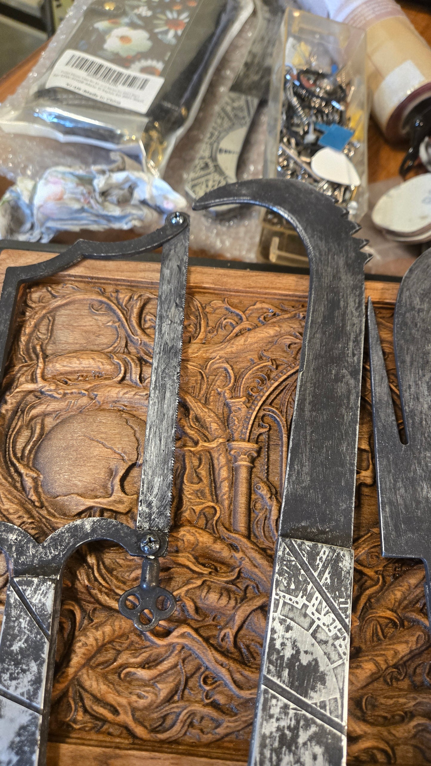 Hellraiser Cenobite Weapon Set – Handmade Movie Inspired – Limited Custom Set