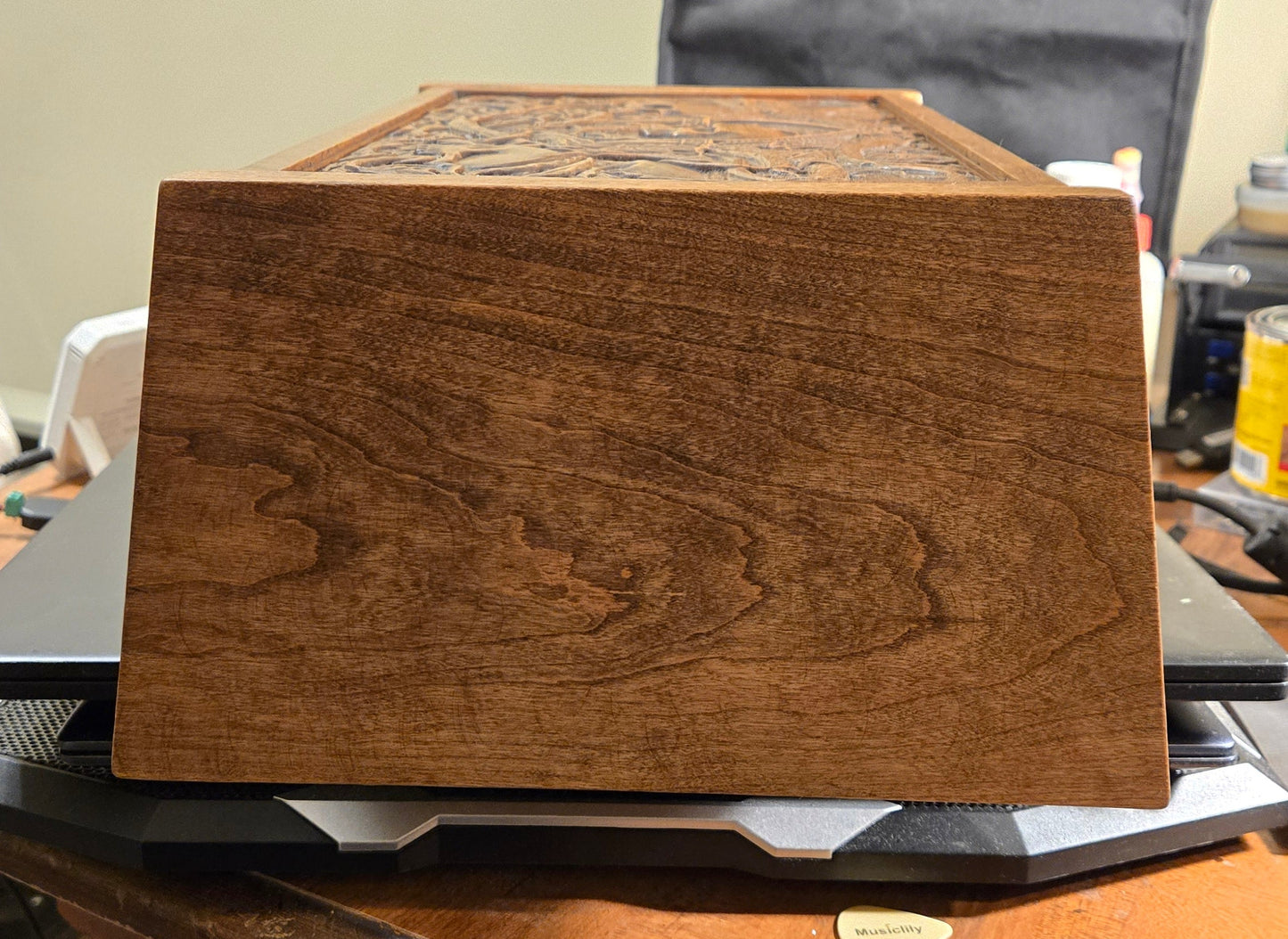 One of a Kind Haunted Relic Box – Carved Gothic Horror Artifact (Jewelry / Storage / Prop)