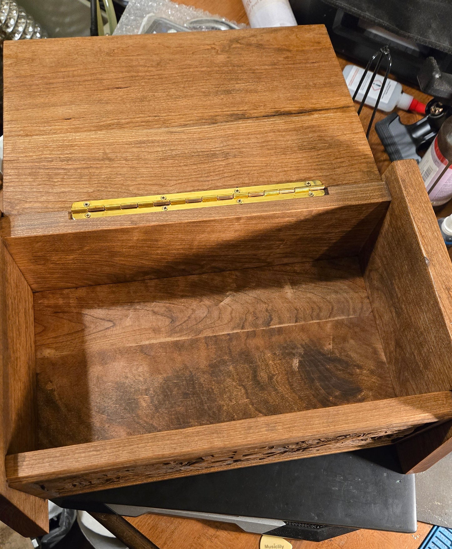 One of a Kind Haunted Relic Box – Carved Gothic Horror Artifact (Jewelry / Storage / Prop)