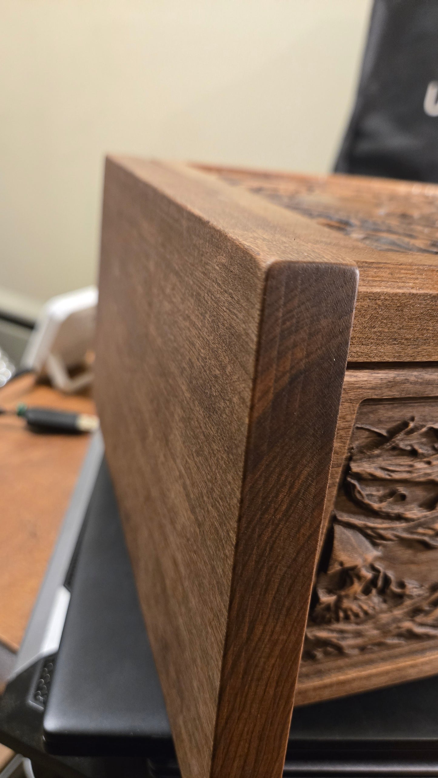 One of a Kind Haunted Relic Box – Carved Gothic Horror Artifact (Jewelry / Storage / Prop)