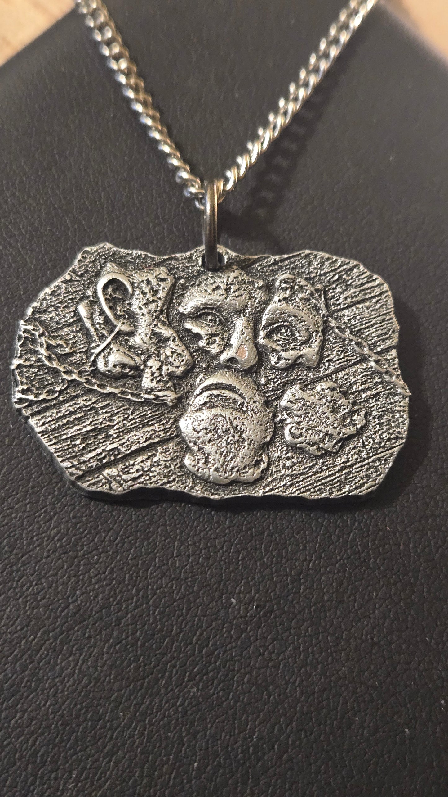 Custom Torn Face Hellraiser Inspired Pendant
