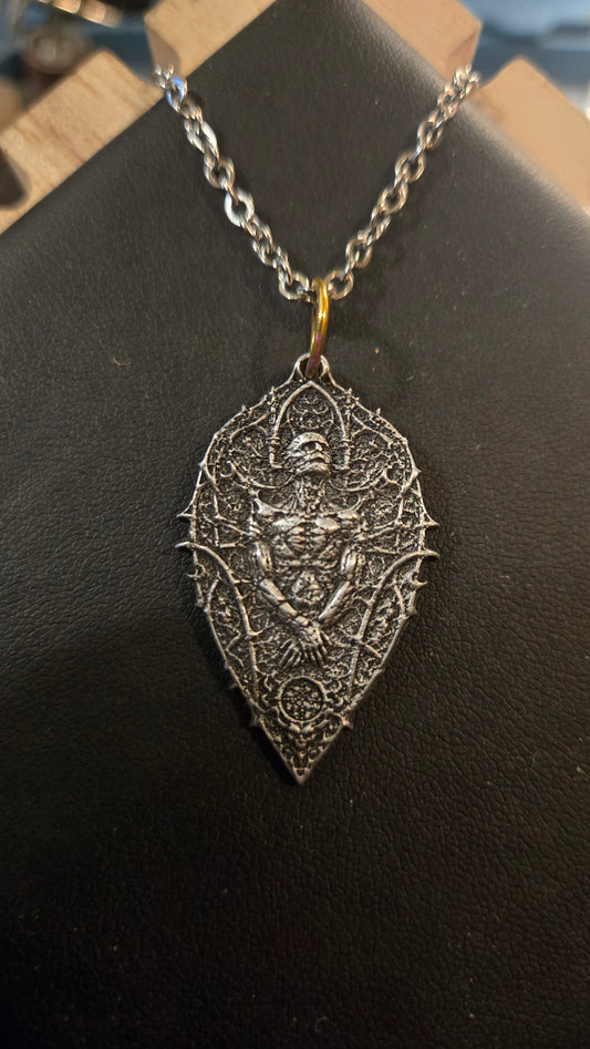 Custom Hellraiser Inspired Bound Pinhead Pendant