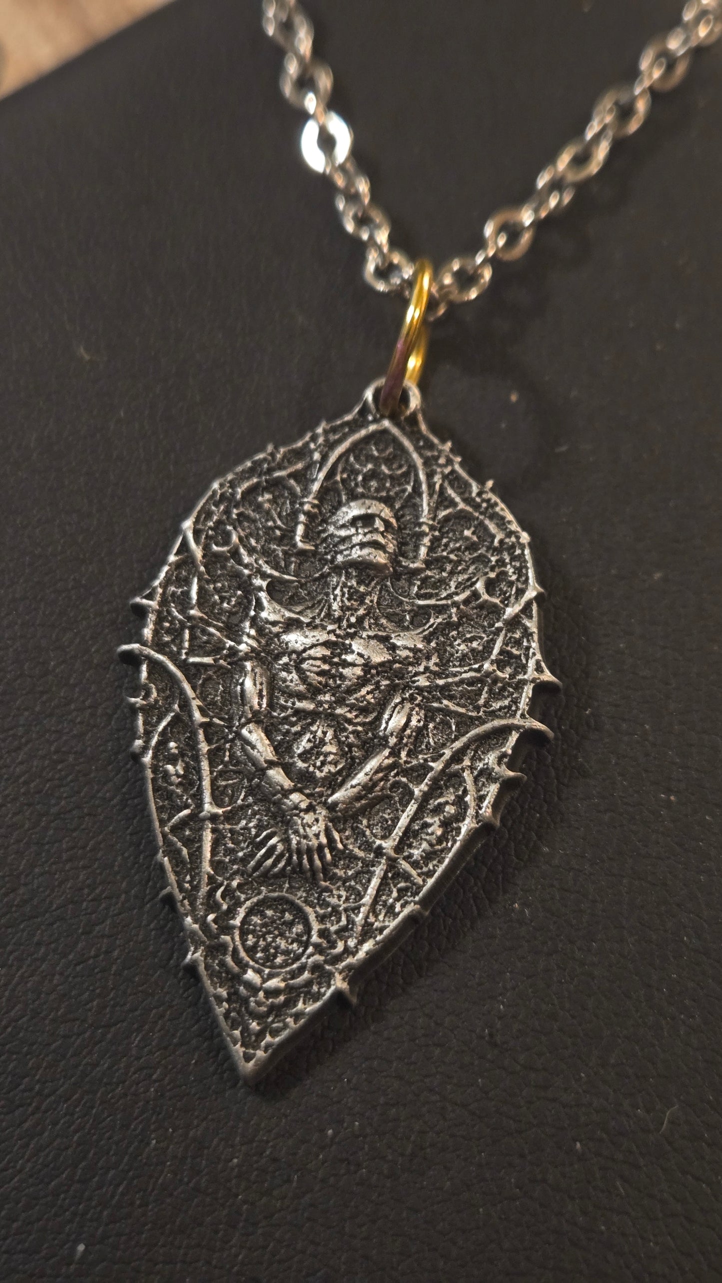 Custom Hellraiser Inspired Bound Pinhead Pendant