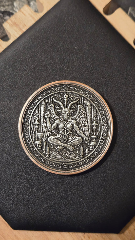 Custom Satanic Themed 40mm Coin