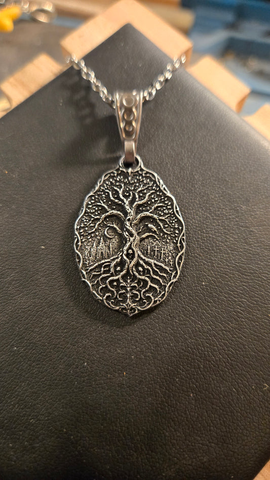 Custom Tree of Afterlife Pendant