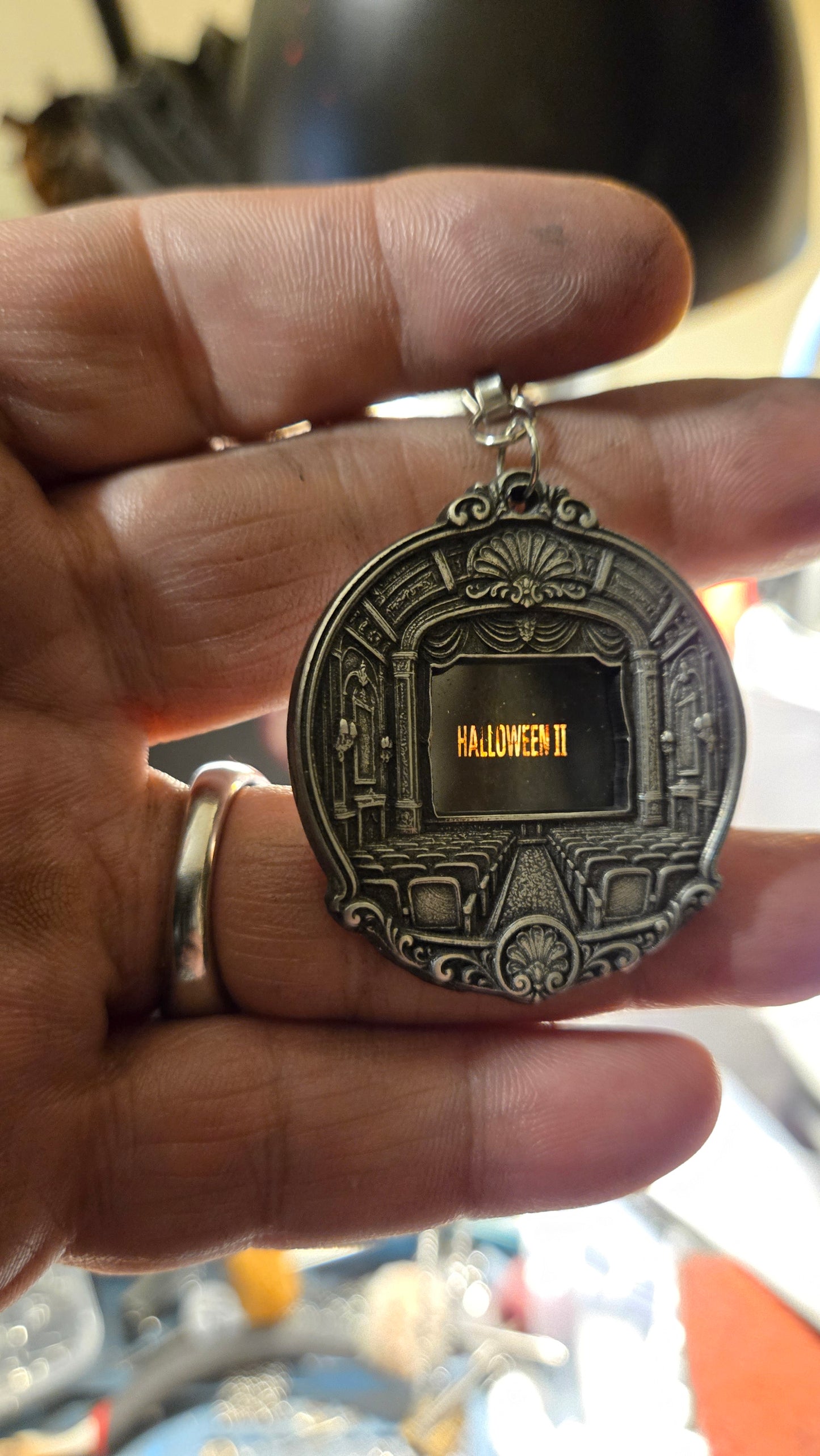 Custom Movie Theater Pendant – Real 35mm Halloween II Film Cell