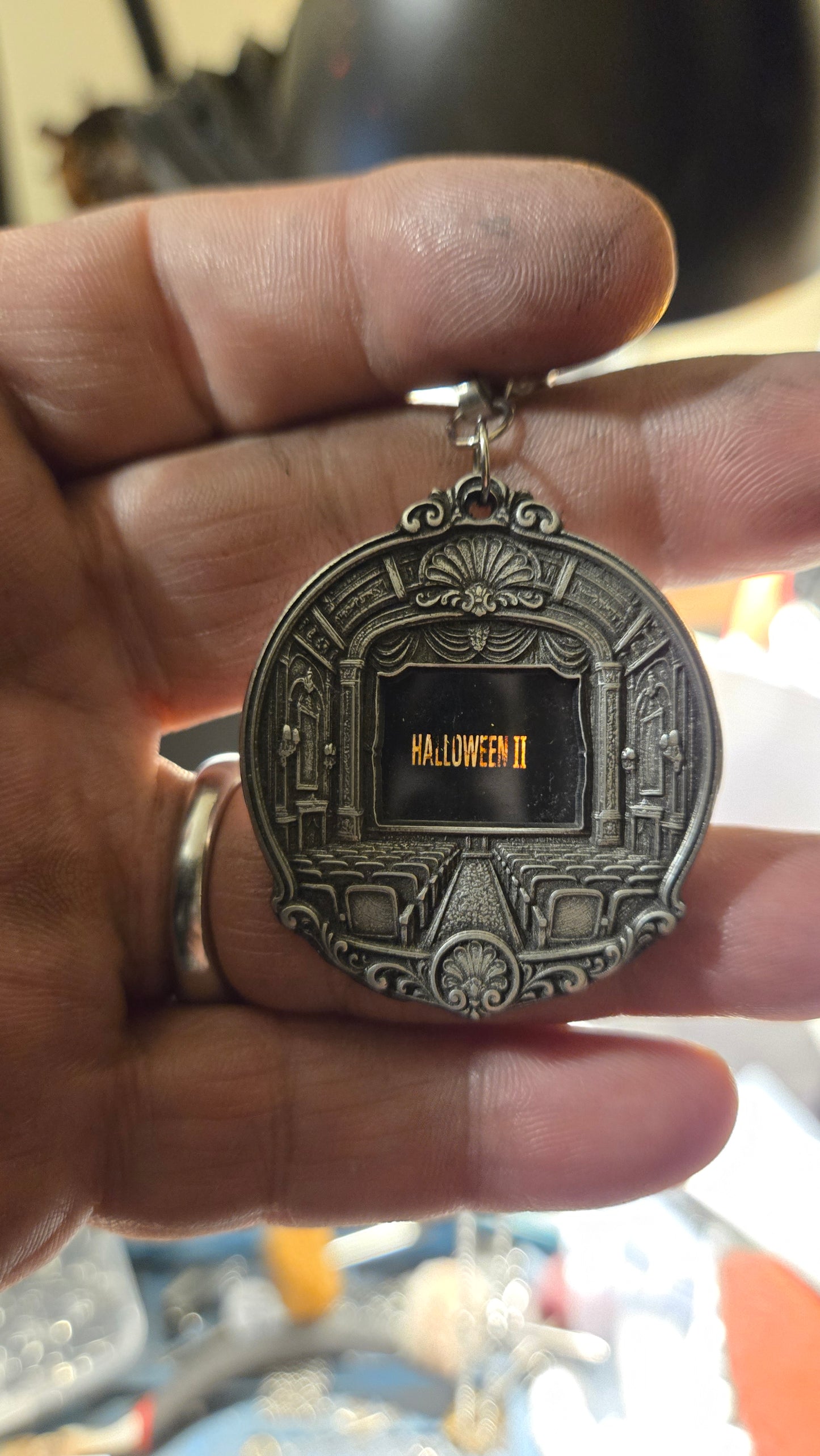 Custom Movie Theater Pendant – Real 35mm Halloween II Film Cell