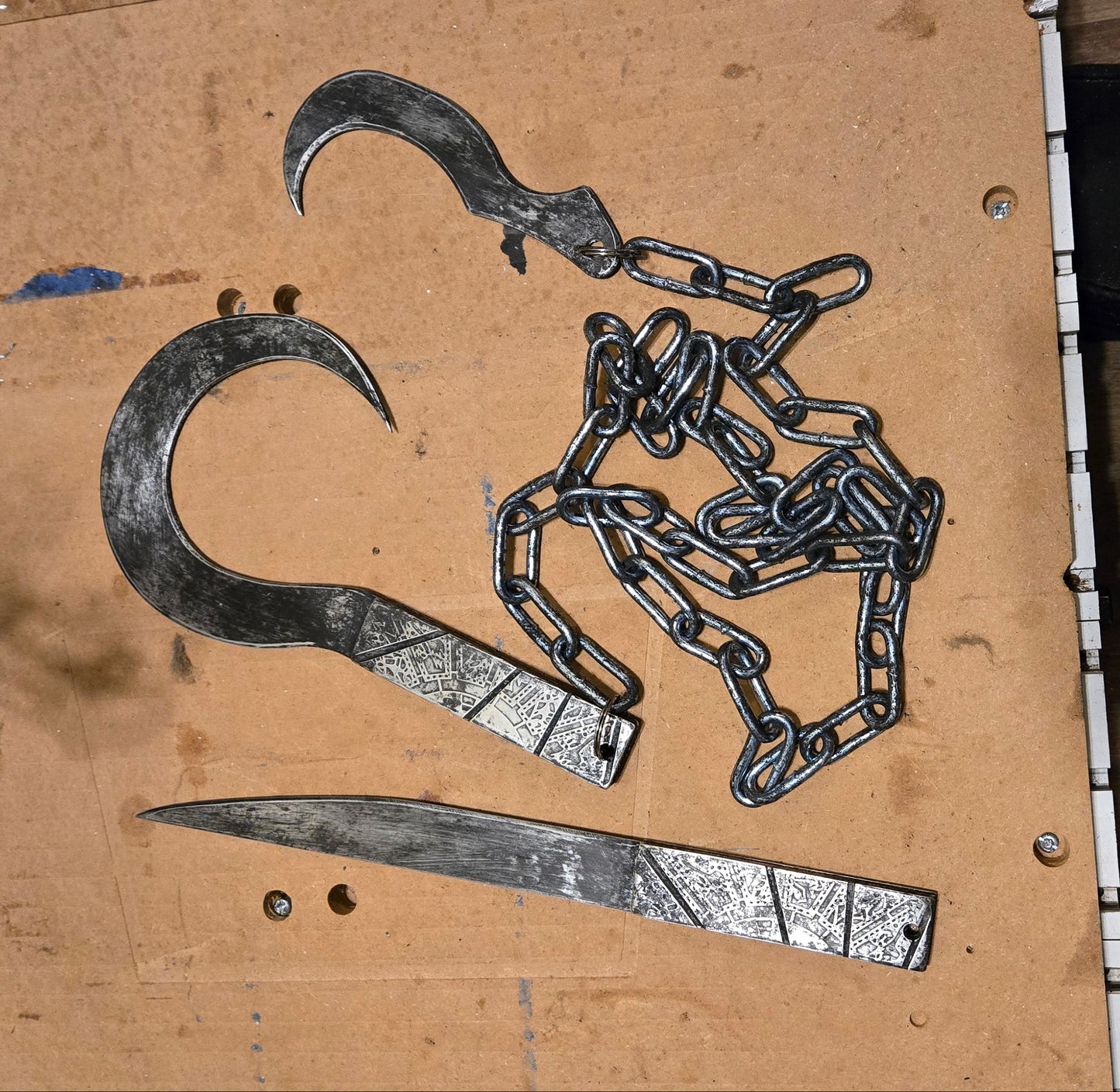 Hellraiser Cenobite 6 Weapon Set – Handmade Movie Inspired Props– Limited Set
