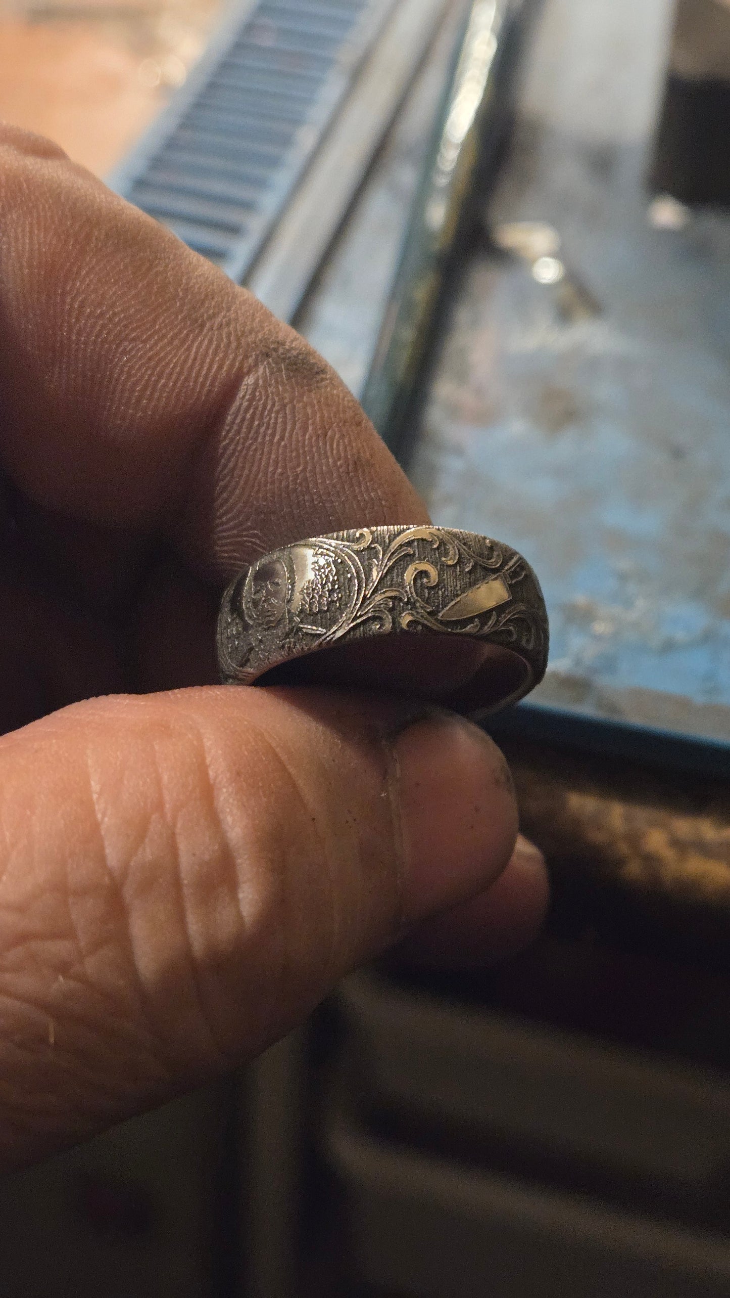 Michael Myers Engraved Ring – 316L Surgical Steel