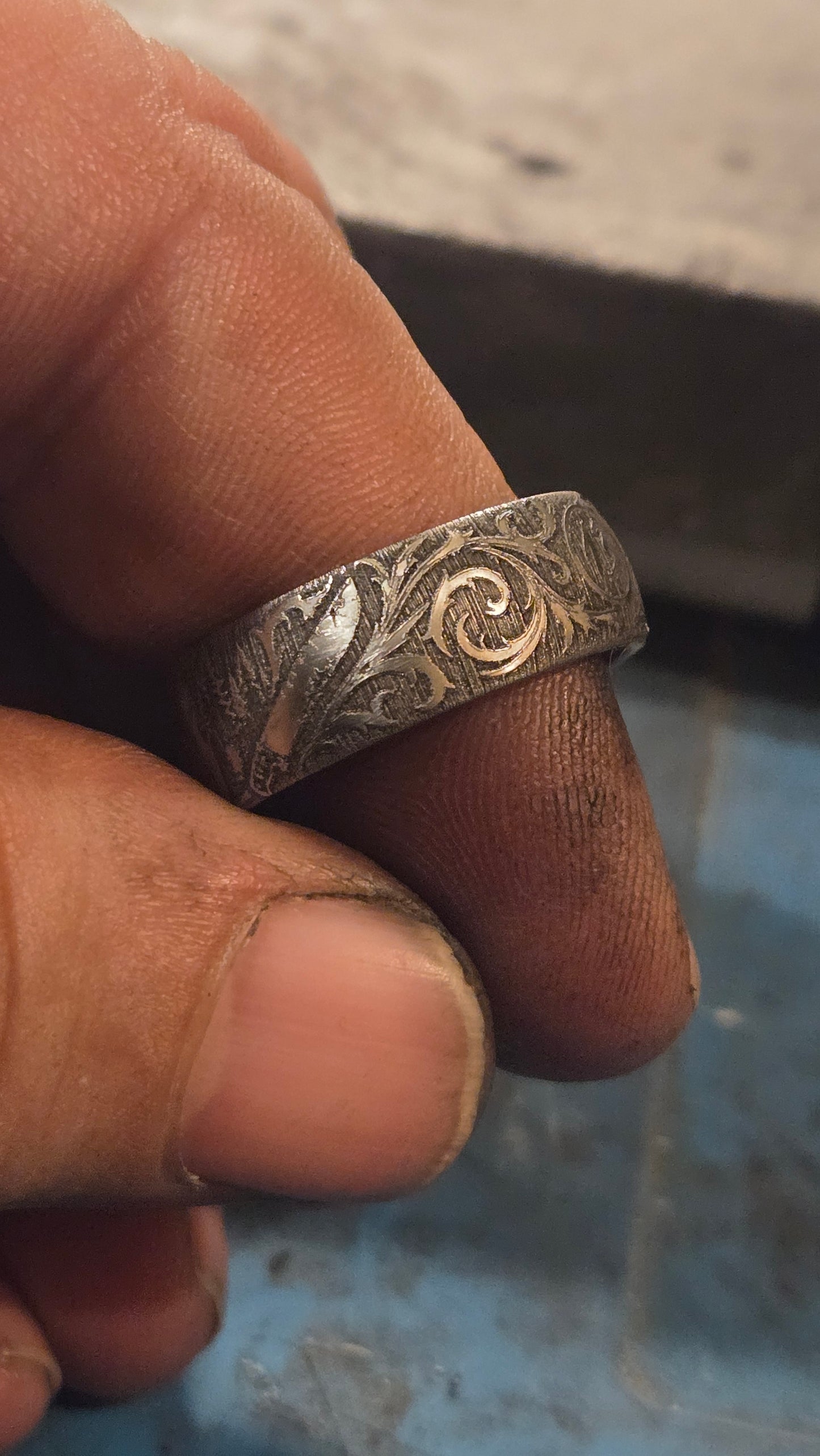 Jason Inspired Horror Ring – Handmade 316L Stainless Steel Ring Pre-order for next weeks batch