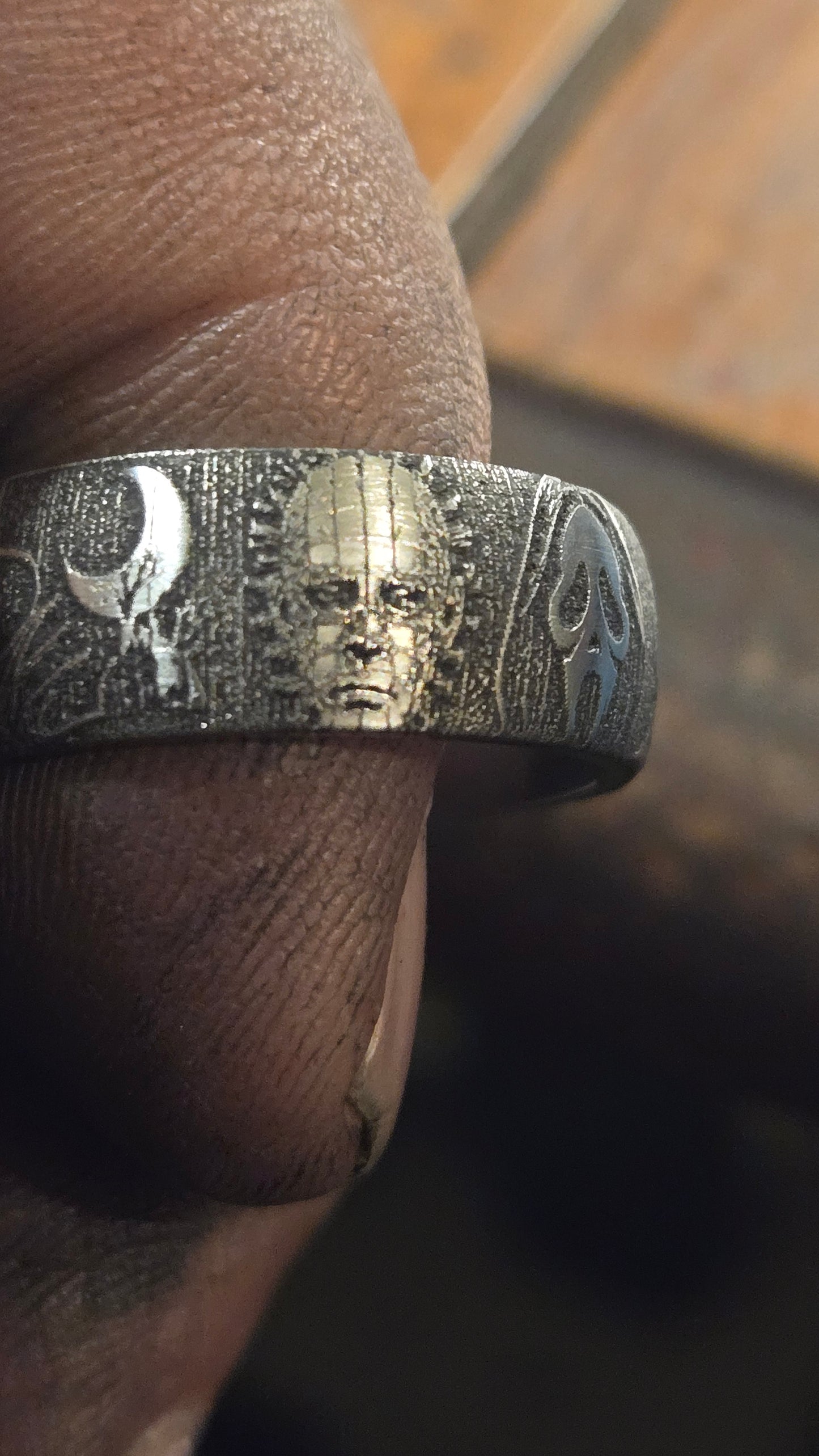 Horror Movie Slashers Ring – Handmade 316L Stainless Steel Ring Pre-order for next weeks batch