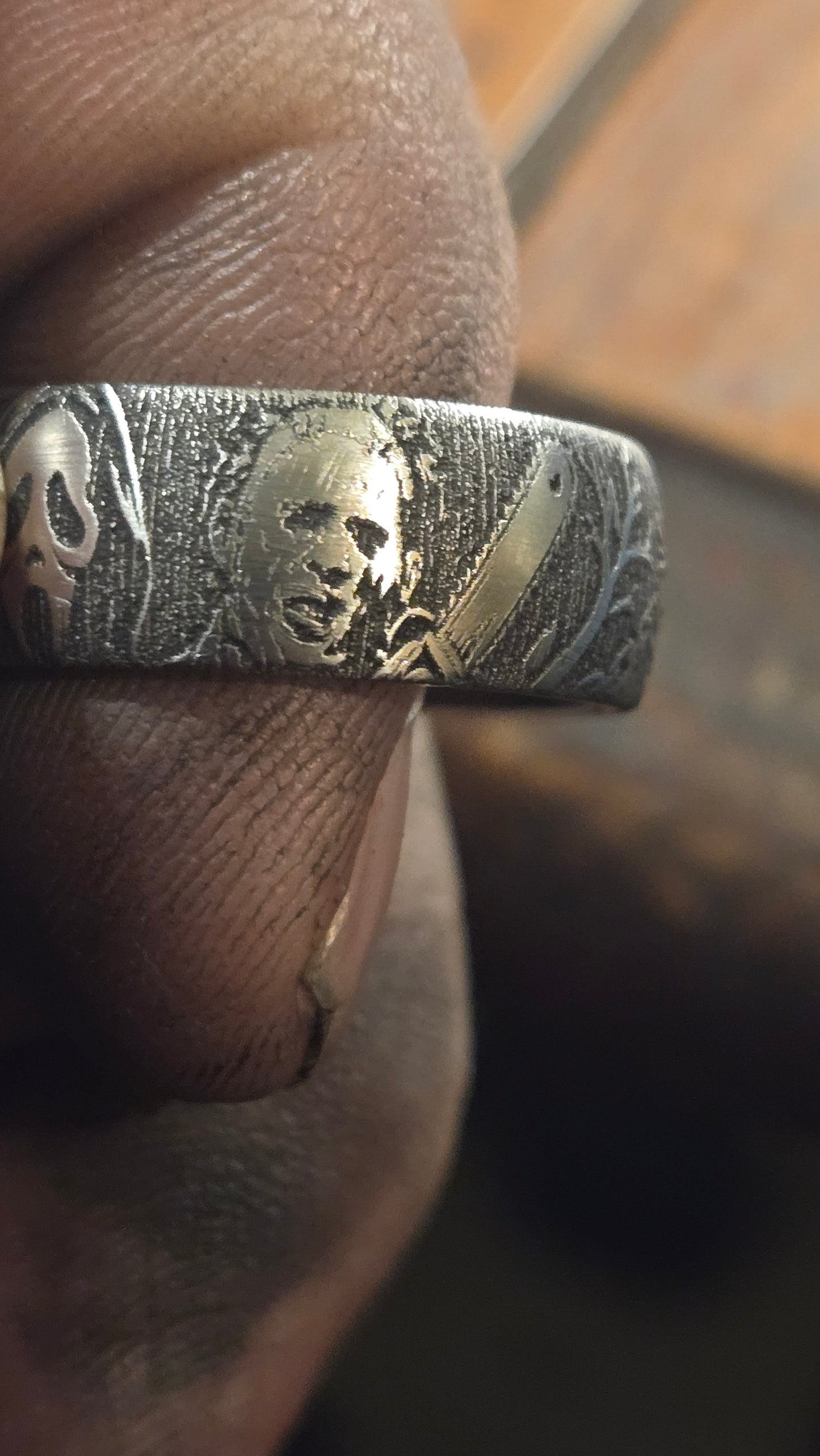 Horror Movie Slashers Ring – Handmade 316L Stainless Steel Ring Pre-order for next weeks batch