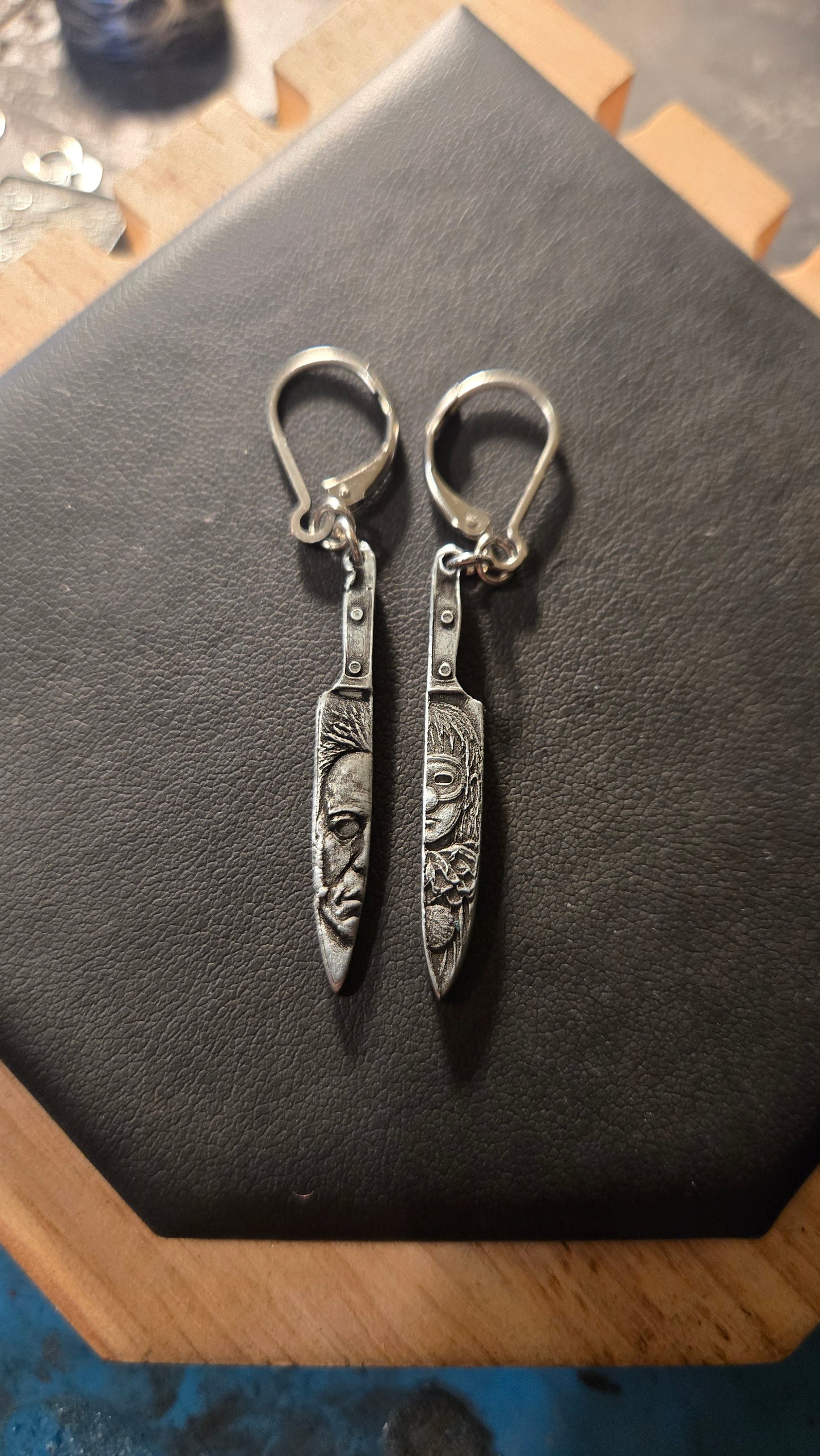 Halloween 5 Butcher Knife Earrings – Michael Myers & Jamie Lloyd Horror Earrings
