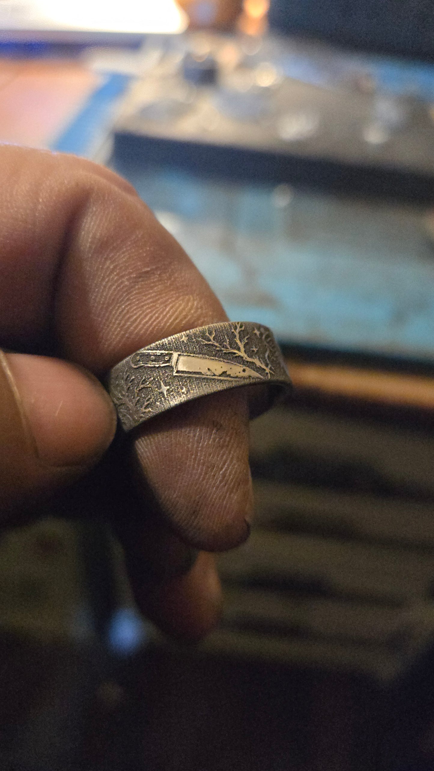 Ghostface “What’s Your Favorite Scary Movie?” Horror Ring – Handmade 316L Stainless Steel Ring Pre-order for next weeks batch
