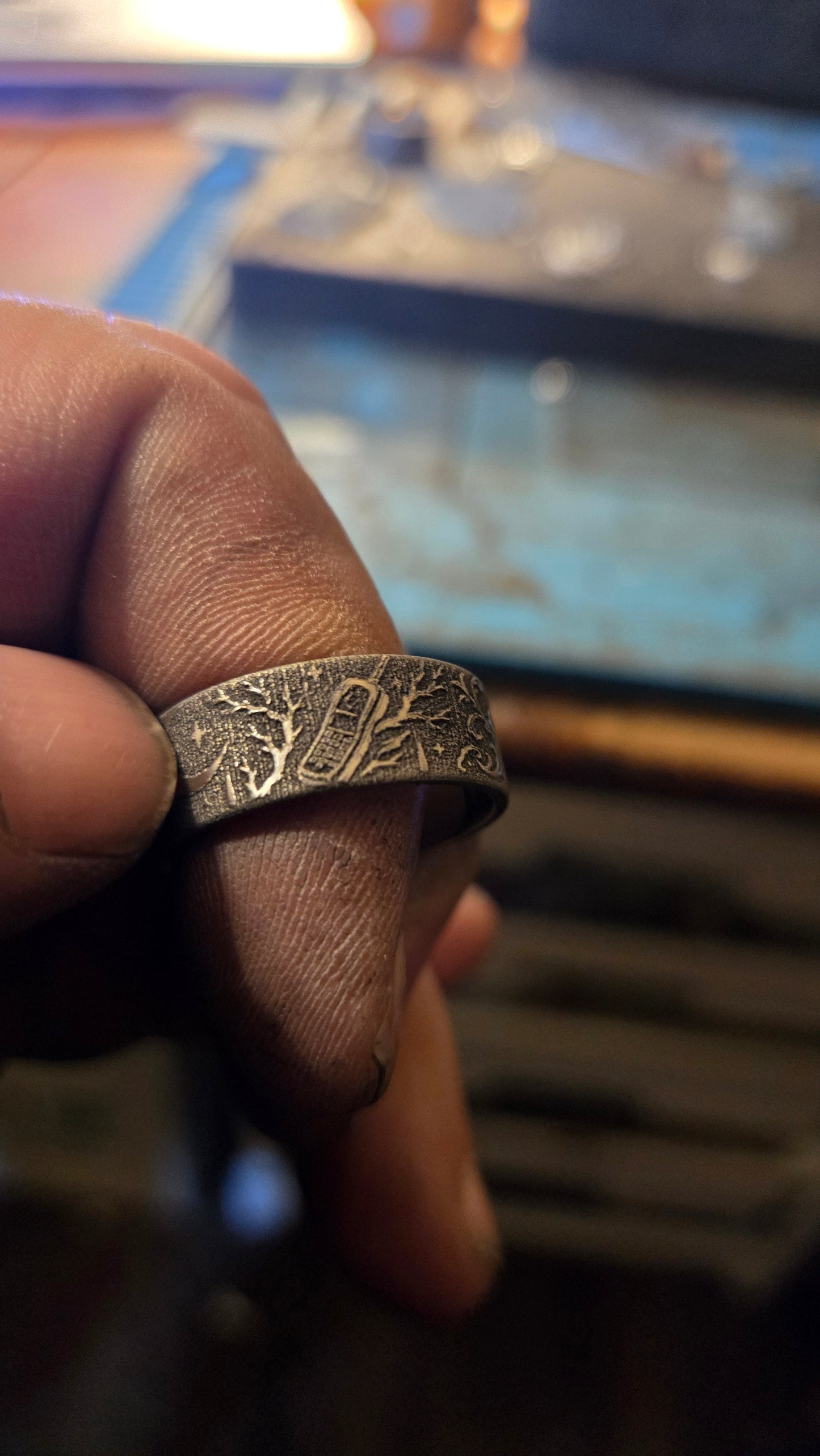 Ghostface “What’s Your Favorite Scary Movie?” Horror Ring – Handmade 316L Stainless Steel Ring Pre-order for next weeks batch