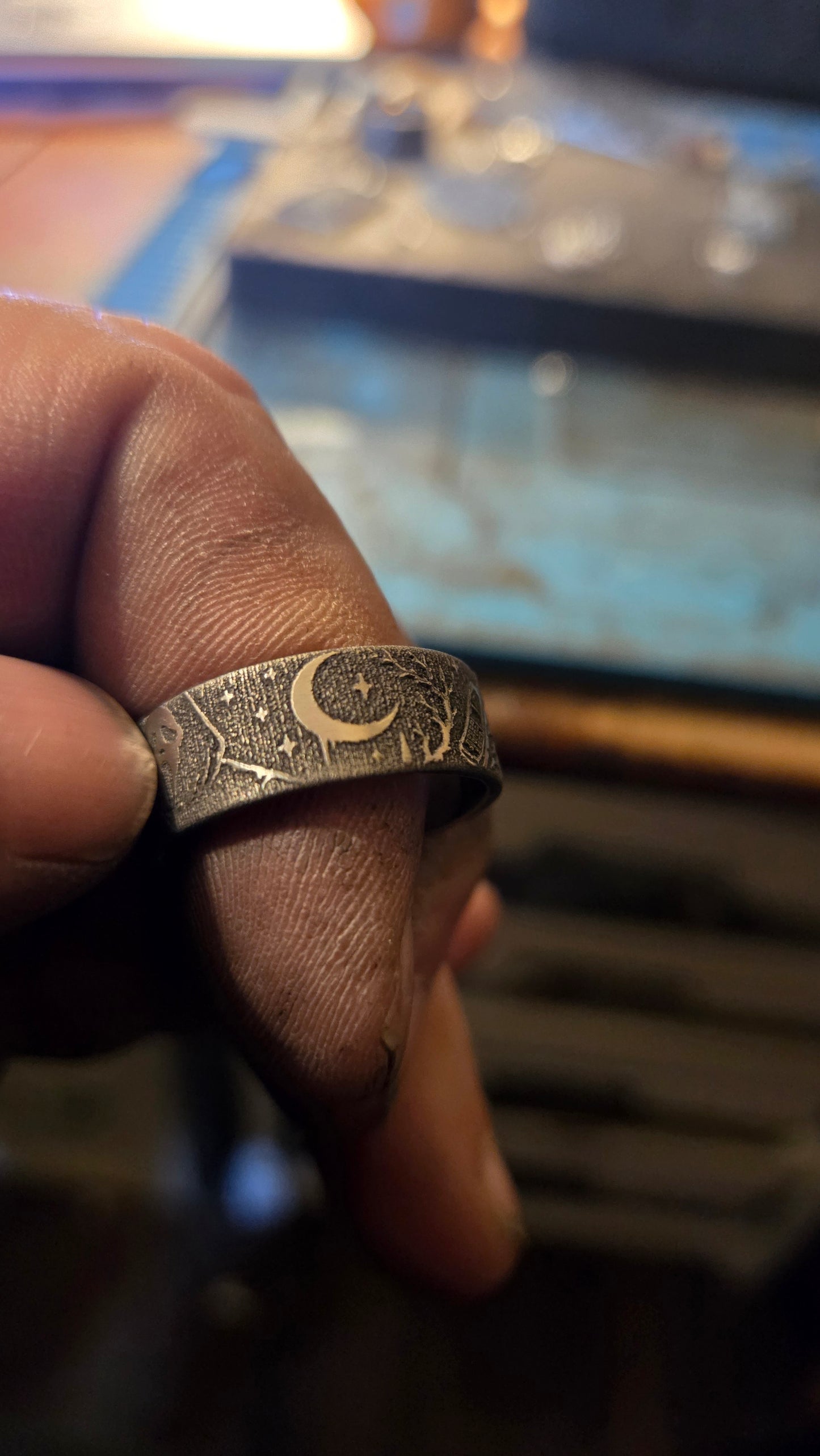 Ghostface “What’s Your Favorite Scary Movie?” Horror Ring – Handmade 316L Stainless Steel Ring Pre-order for next weeks batch