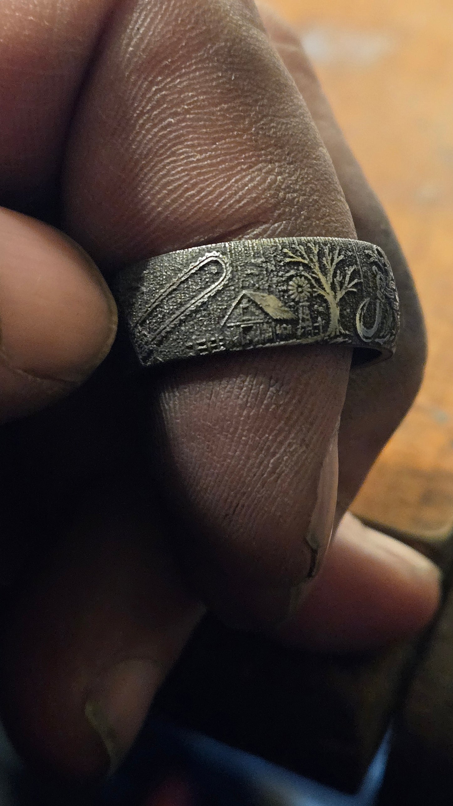 Leatherface “The Saw Is Family” Horror Ring – Handmade 316L Stainless Steel Ring Pre-order for next weeks batch