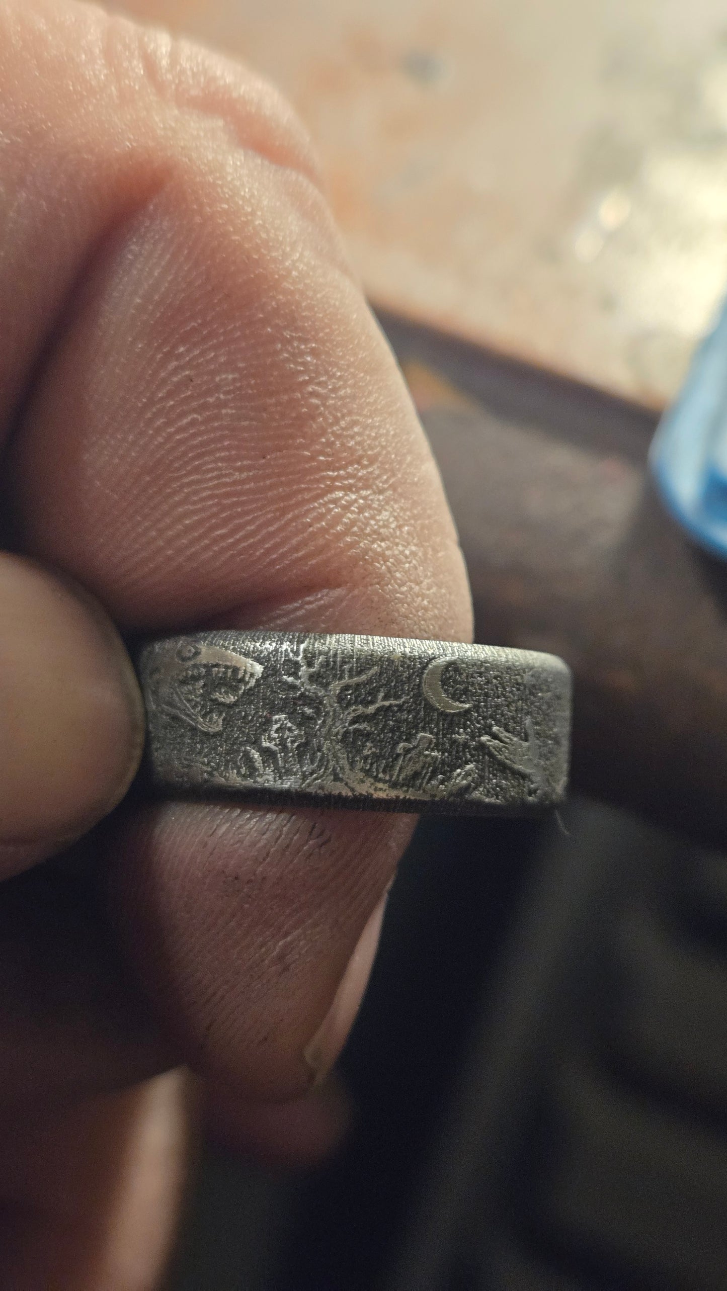 Beetlejuice “Neitherworld” Horror Ring – Handmade 316L Stainless Steel Ring Pre-order for next weeks batch