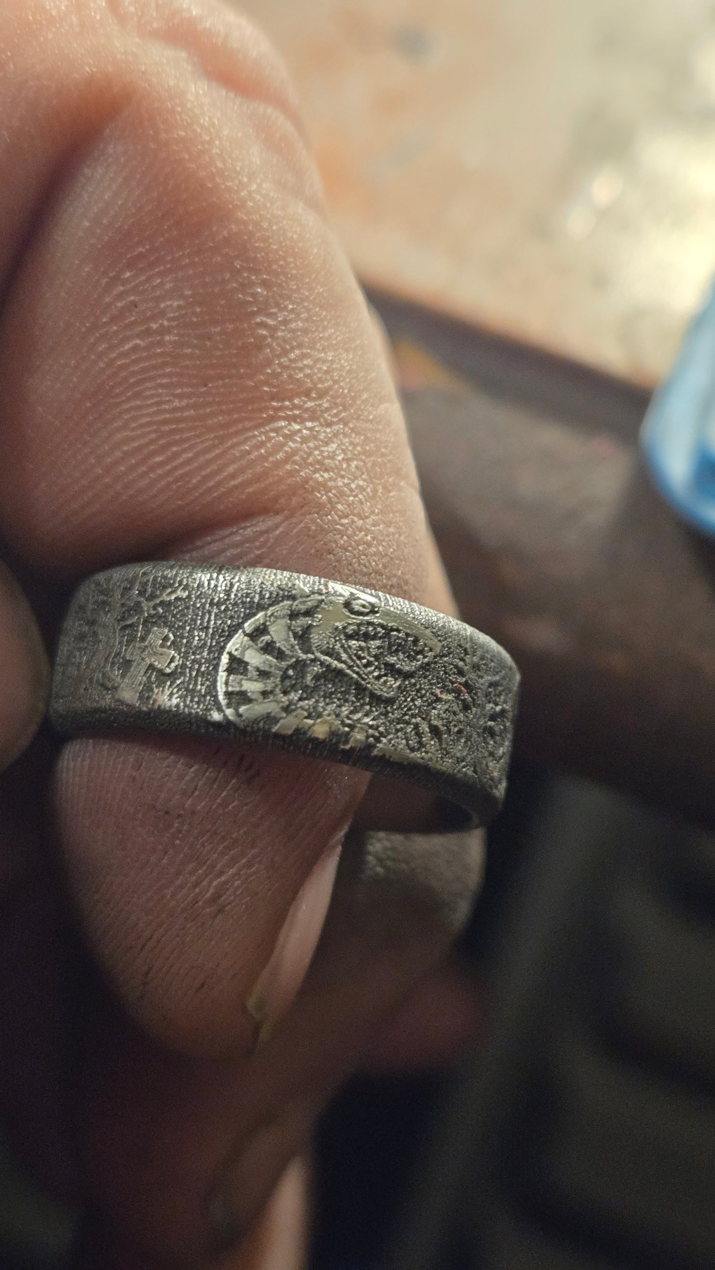 Beetlejuice “Neitherworld” Horror Ring – Handmade 316L Stainless Steel Ring Pre-order for next weeks batch