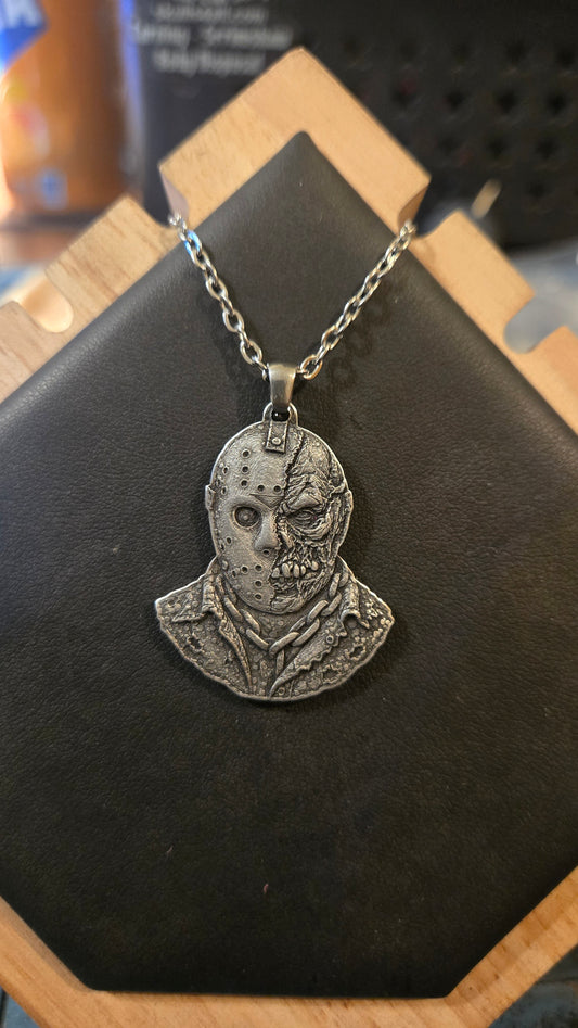 Jason Voorhees “Unmasked” Horror Pendant - Pre-Order for next weeks batch