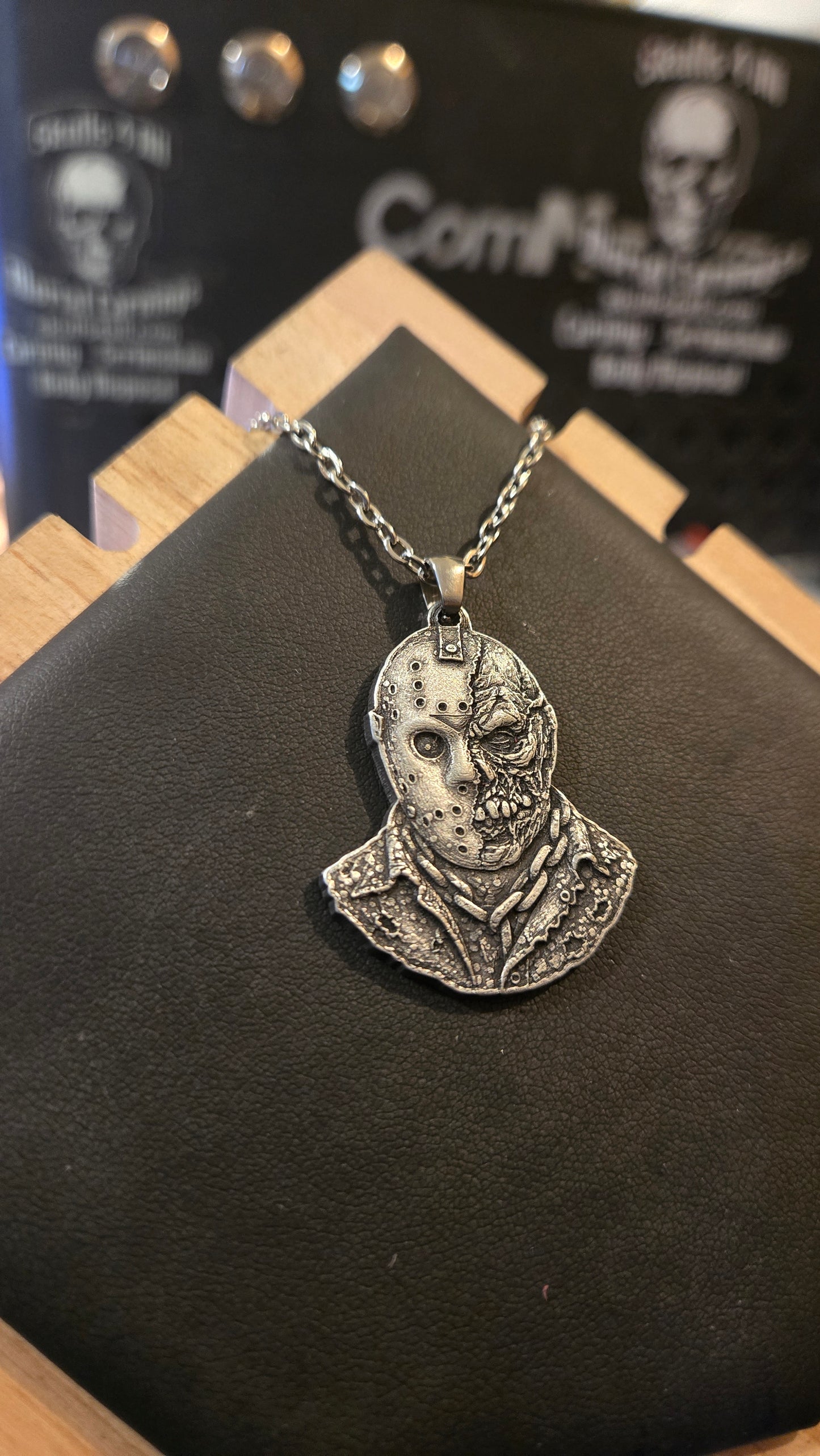 Jason Voorhees “Unmasked” Horror Pendant - Pre-Order for next weeks batch