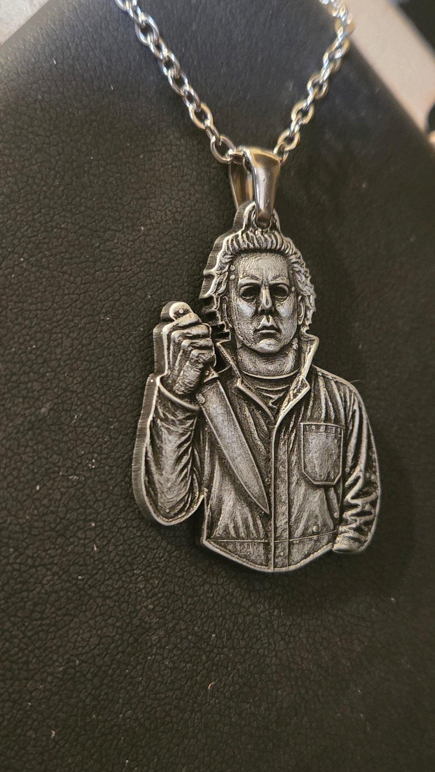 Handmade Michael Myers Horror Pendant