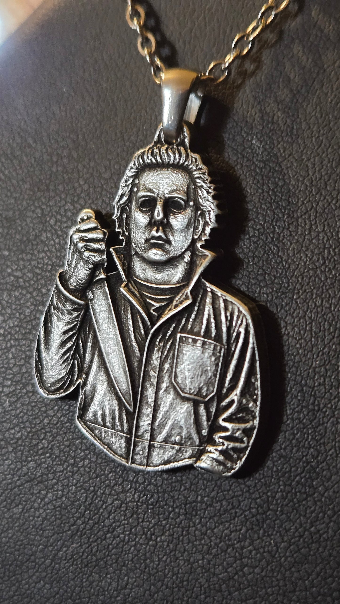 Handmade Michael Myers Horror Pendant