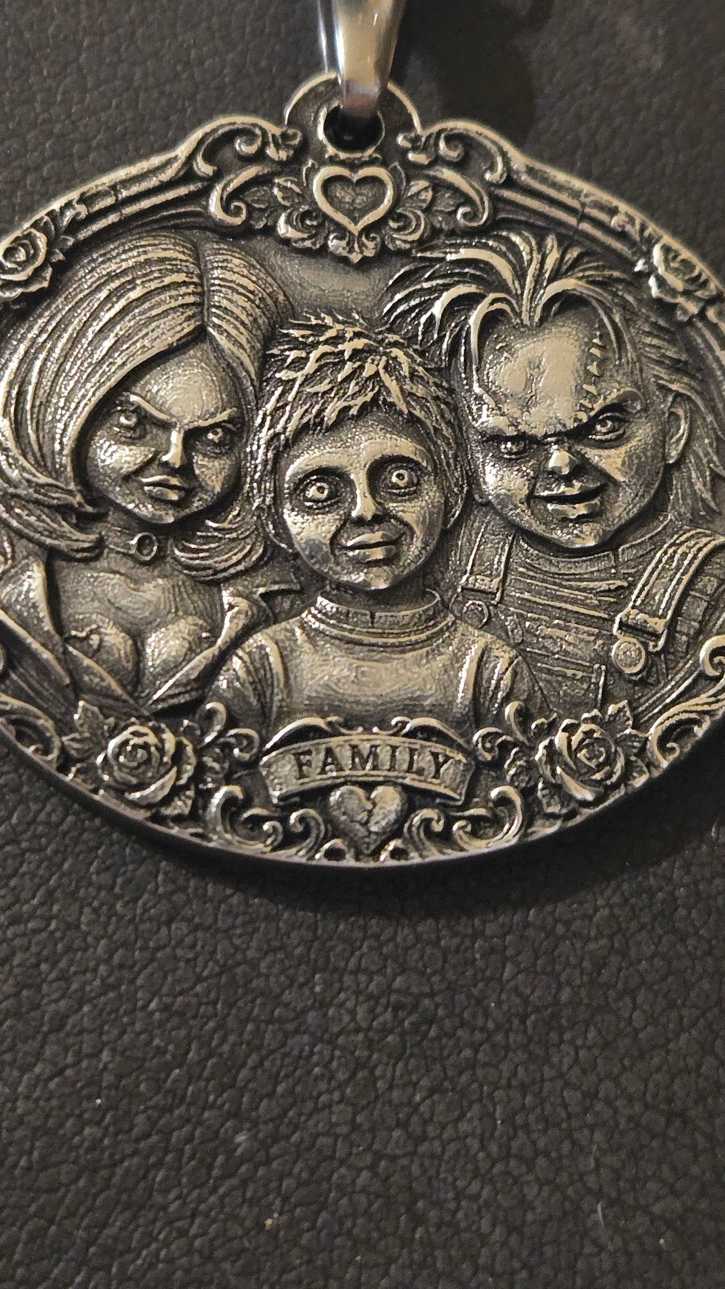 Chucky Family Pendant – Tiffany, Glen & Chucky Inspired Horror Necklace