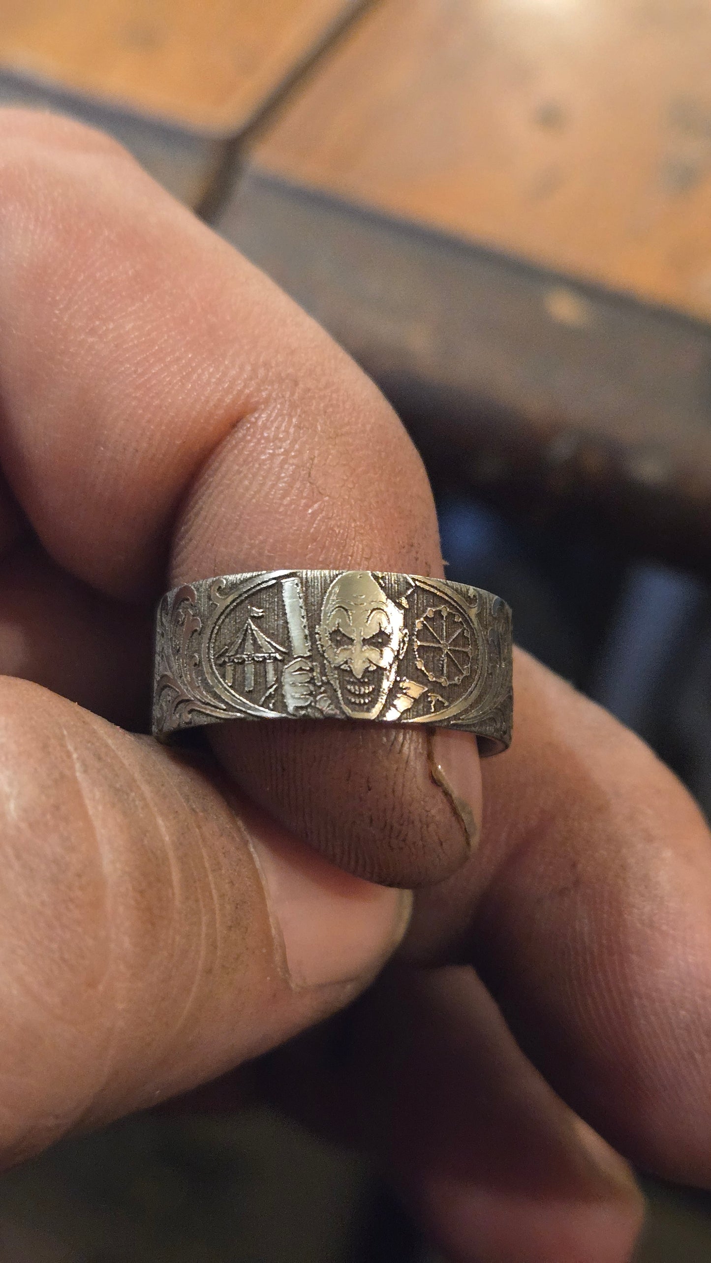 Terrifier Art the Clown Flat Ring