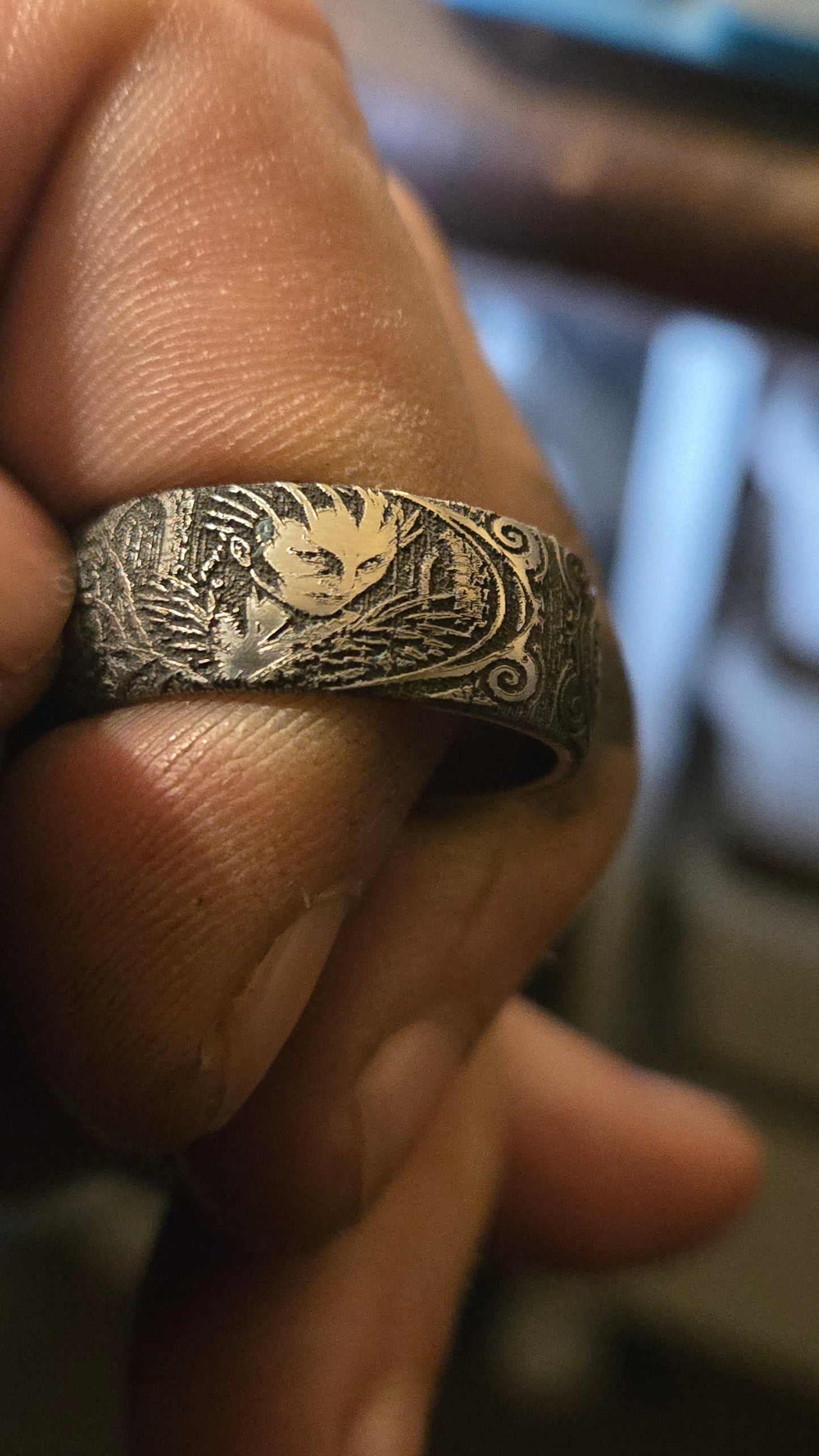Handmade Nightbreed Inspired Horror Ring