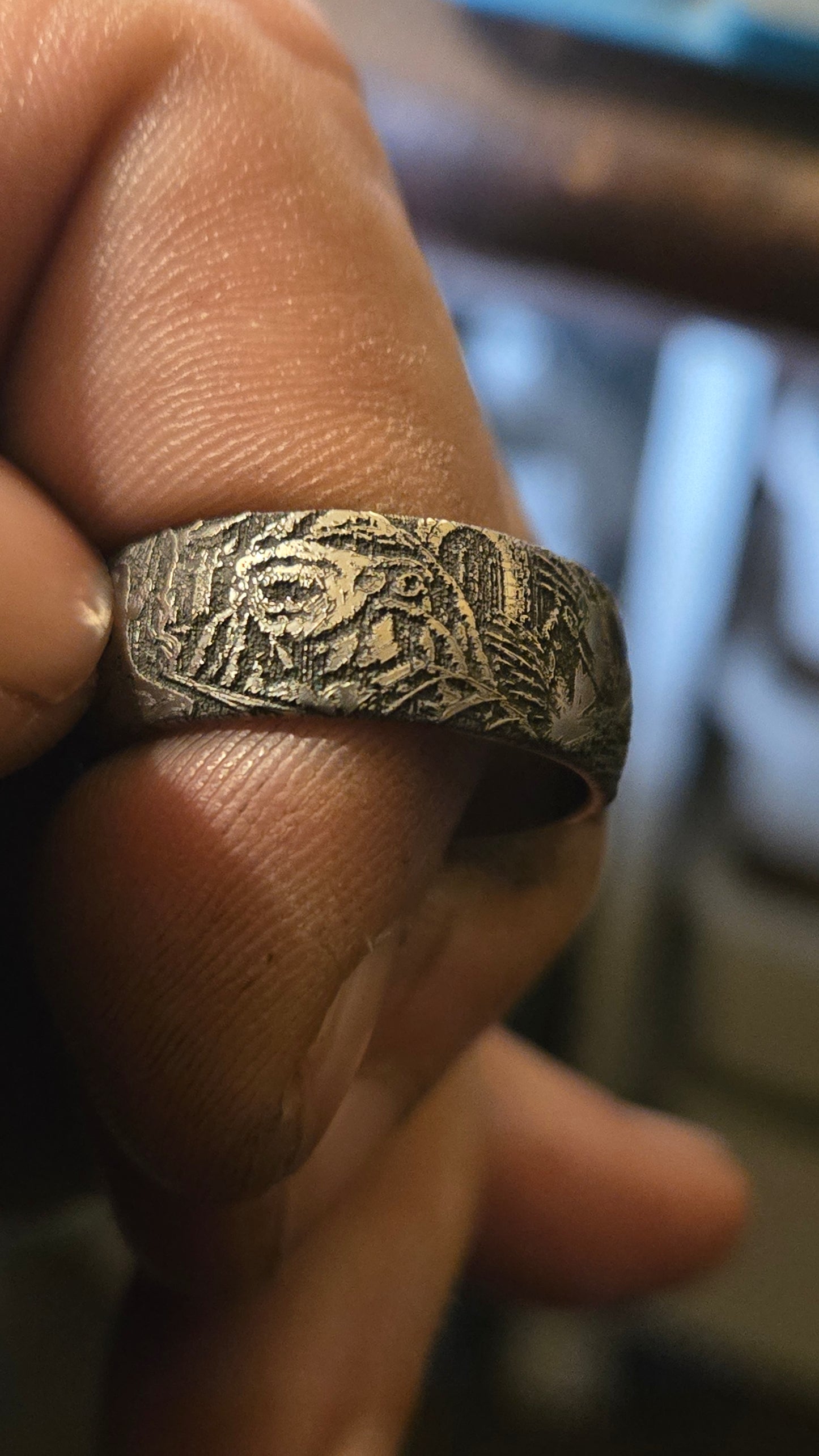 Handmade Nightbreed Inspired Horror Ring