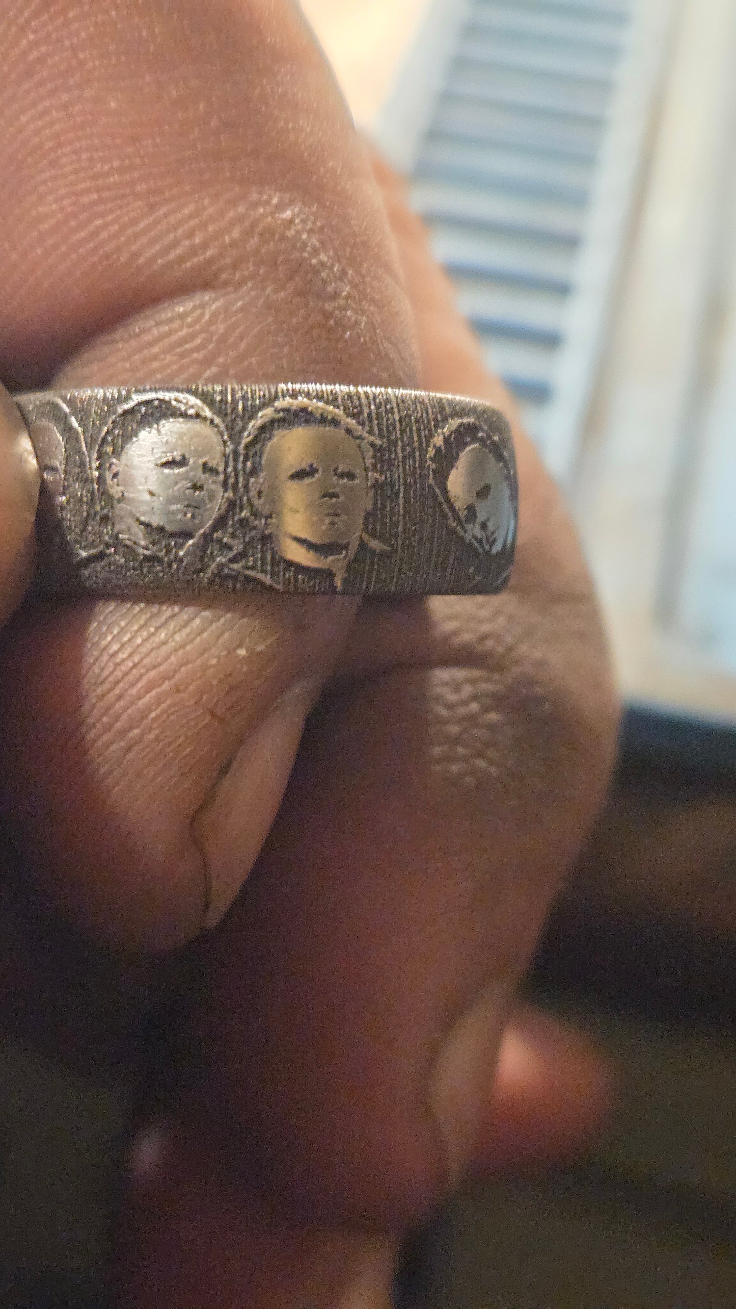 Michael Myers Ring of Masks – Handmade 316L Surgical Stainless