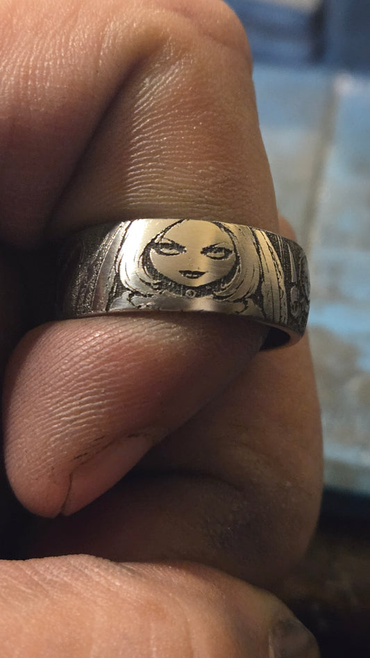 Tiffany – Bride of Chucky Inspired Handmade Horror Ring